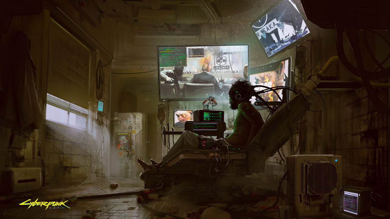 Cyberpunk 2077 Concept Art, Cyberpunk 2077, Concept Art, cd Projekt, Art. Wallpaper in 1280x720 Resolution