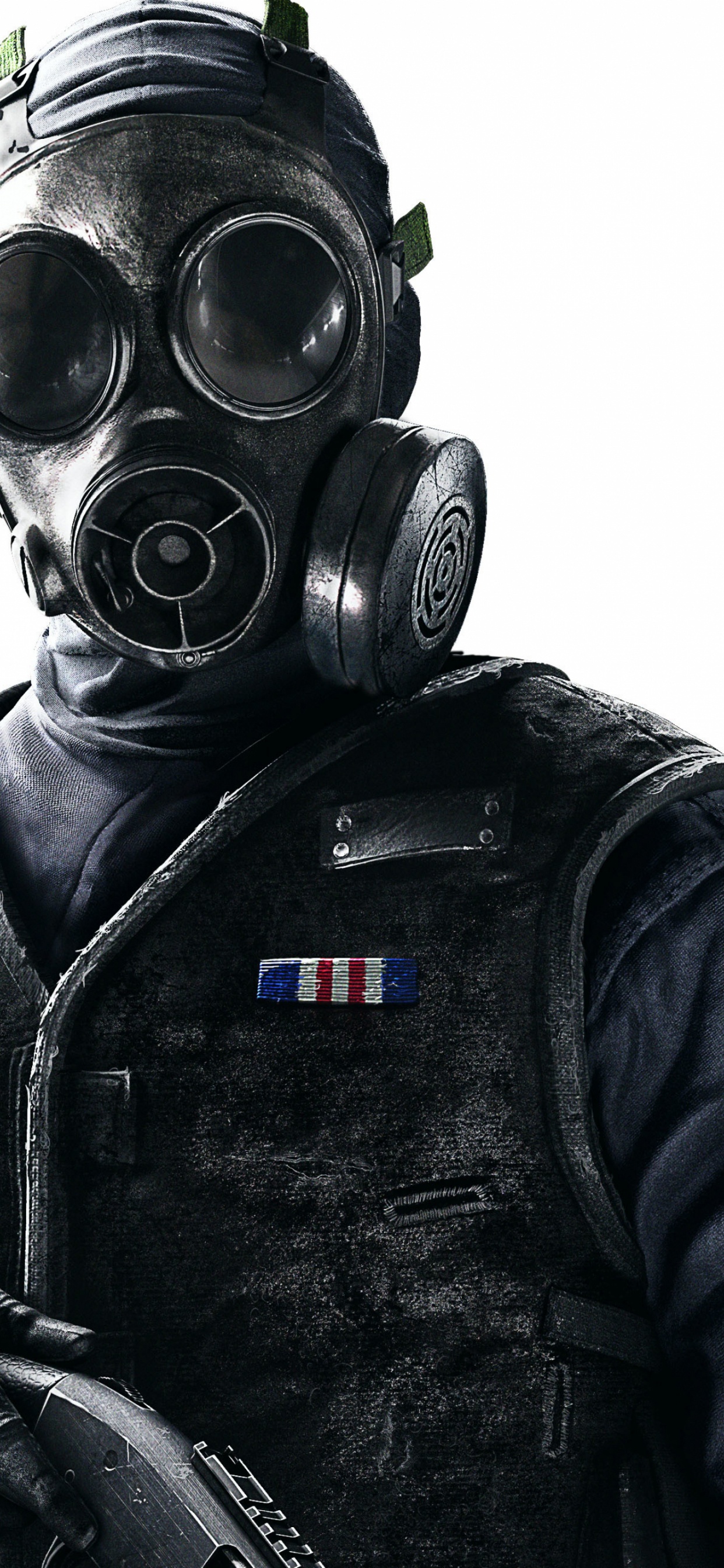 Ubisoft, Gas Mask, Headgear, Twitch Tv, Game. Wallpaper in 1242x2688 Resolution