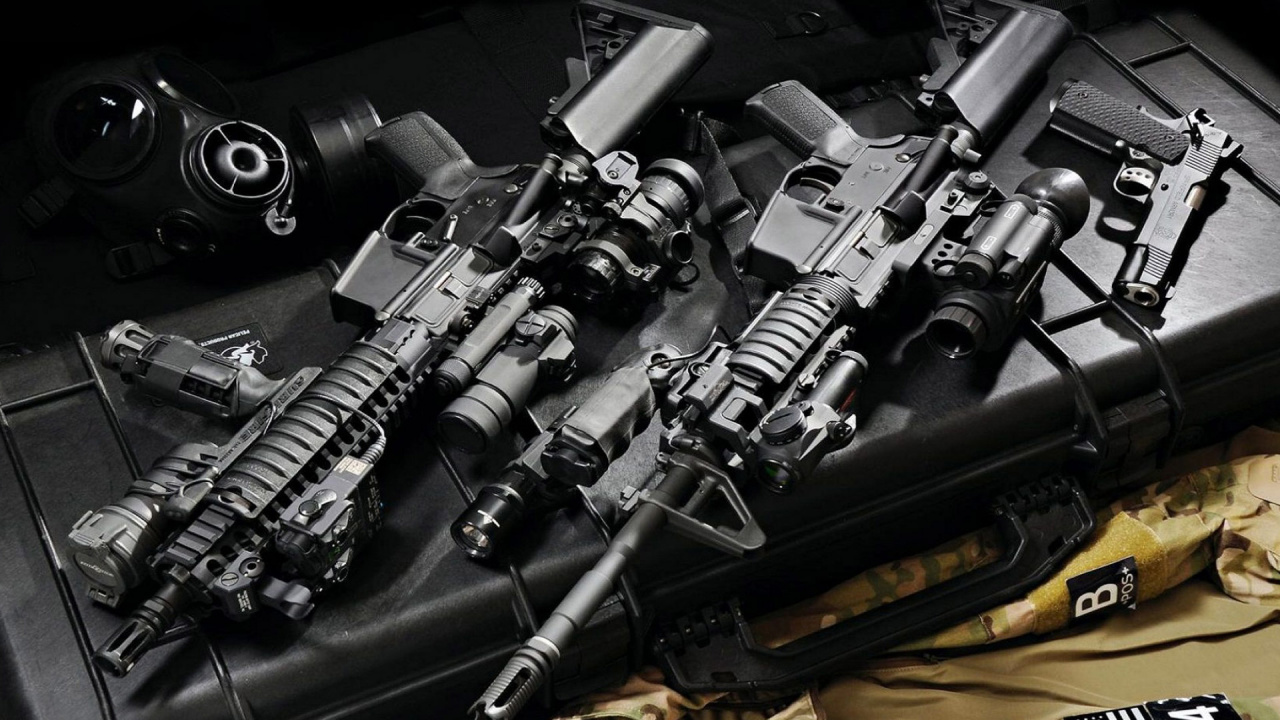 m4 Carbine, Pistolet, Arme, Airsoft, Airsoft Gun. Wallpaper in 1280x720 Resolution