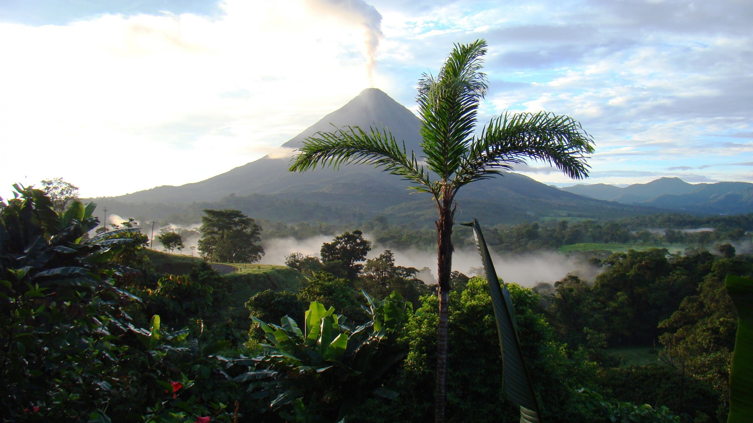阿雷纳尔火山, 旅行, 植被, 丛林, 安装的风景 壁纸 2560x1440 允许