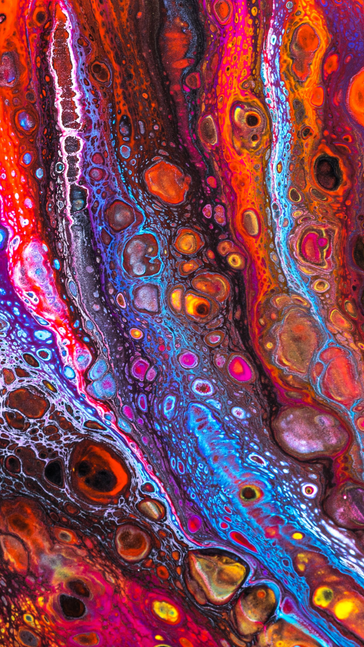 L'art Psychédélique, la Pureté de la Couleur, Purple, Art, Magenta. Wallpaper in 750x1334 Resolution