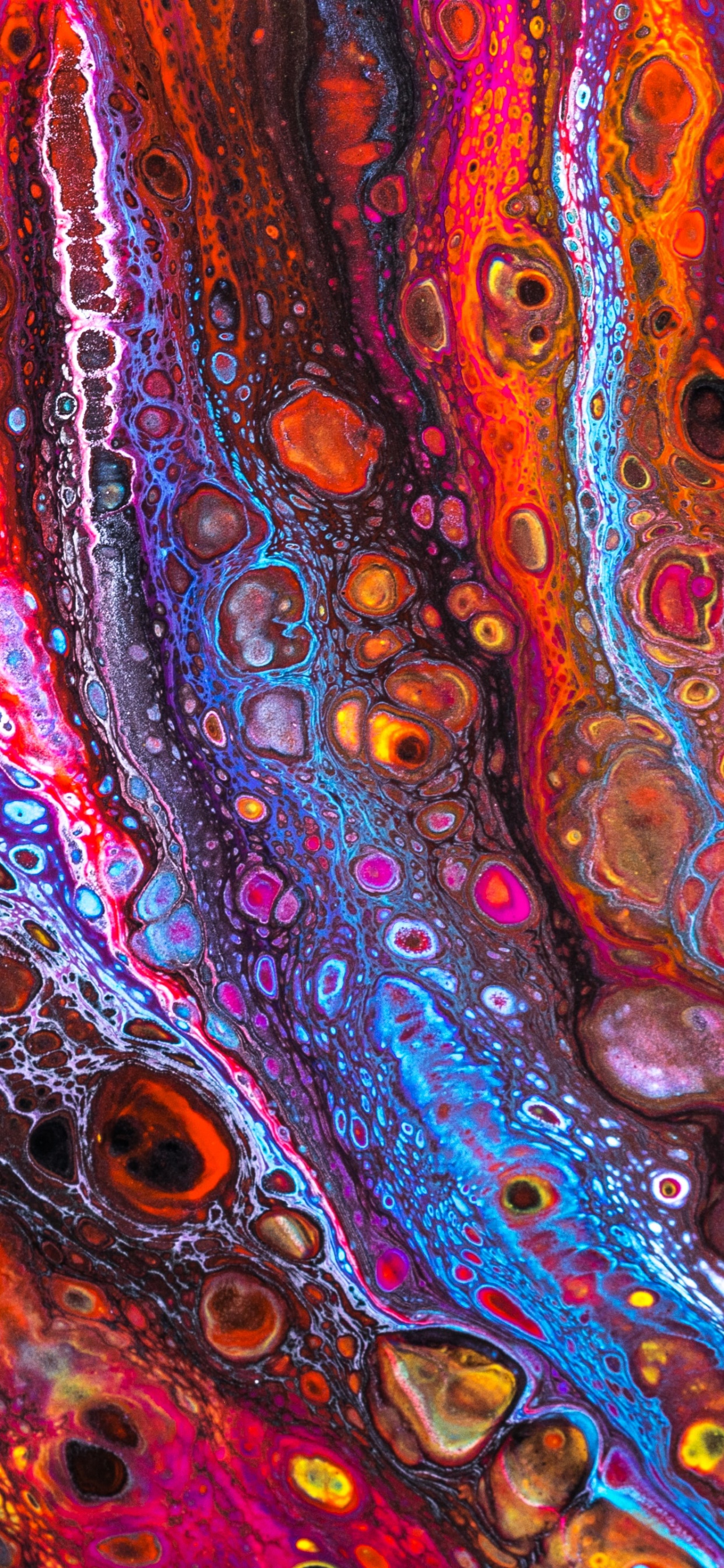 Psychedelische Kunst, Farbigkeit, Purpur, Kunst, Magenta. Wallpaper in 1242x2688 Resolution