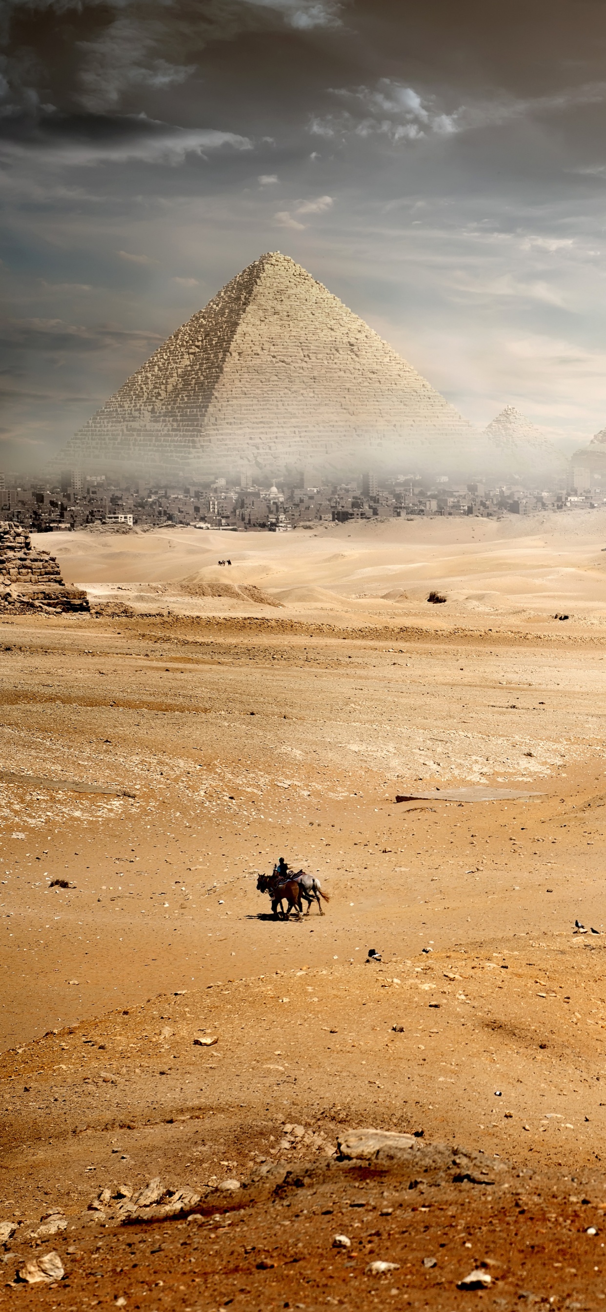 开罗, 沙, 生态区, 风积地貌, Wadi 壁纸 1242x2688 允许