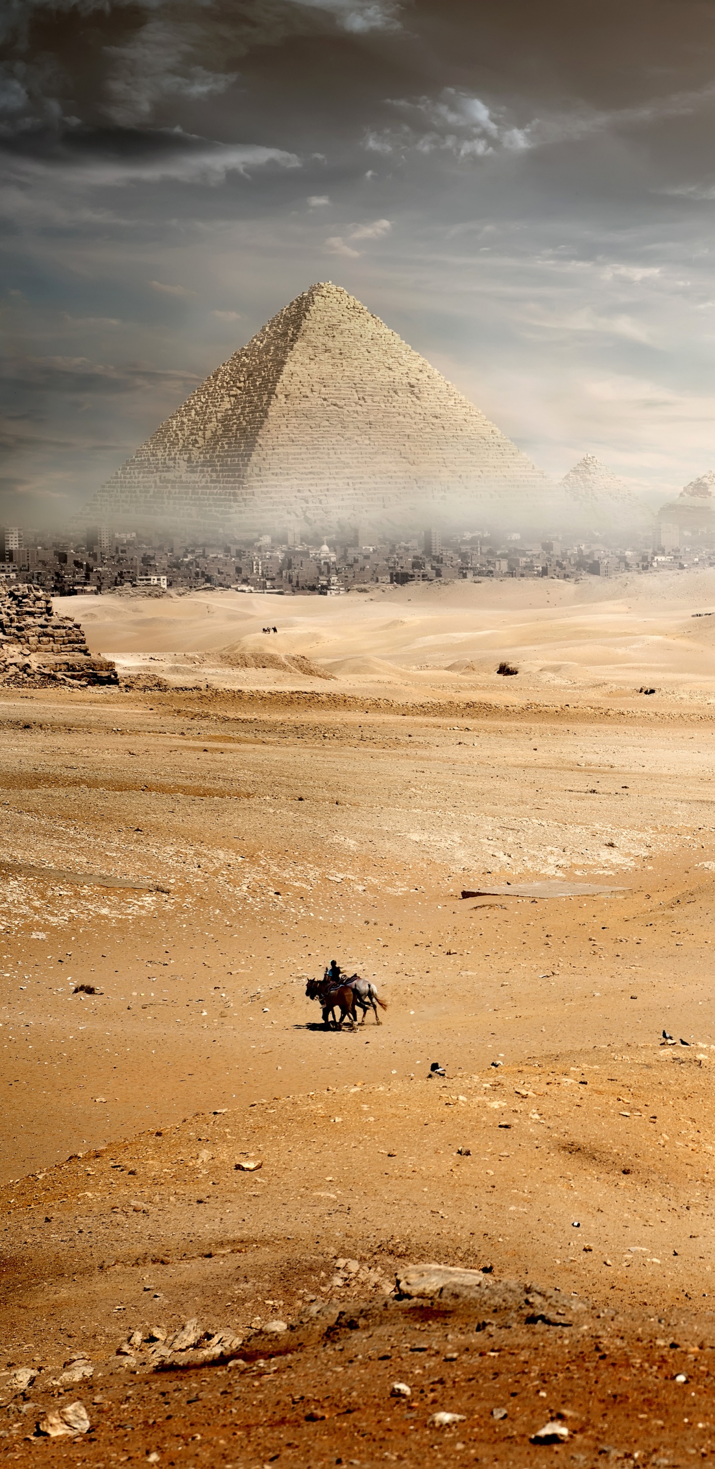 开罗, 沙, 生态区, 风积地貌, Wadi 壁纸 1440x2960 允许