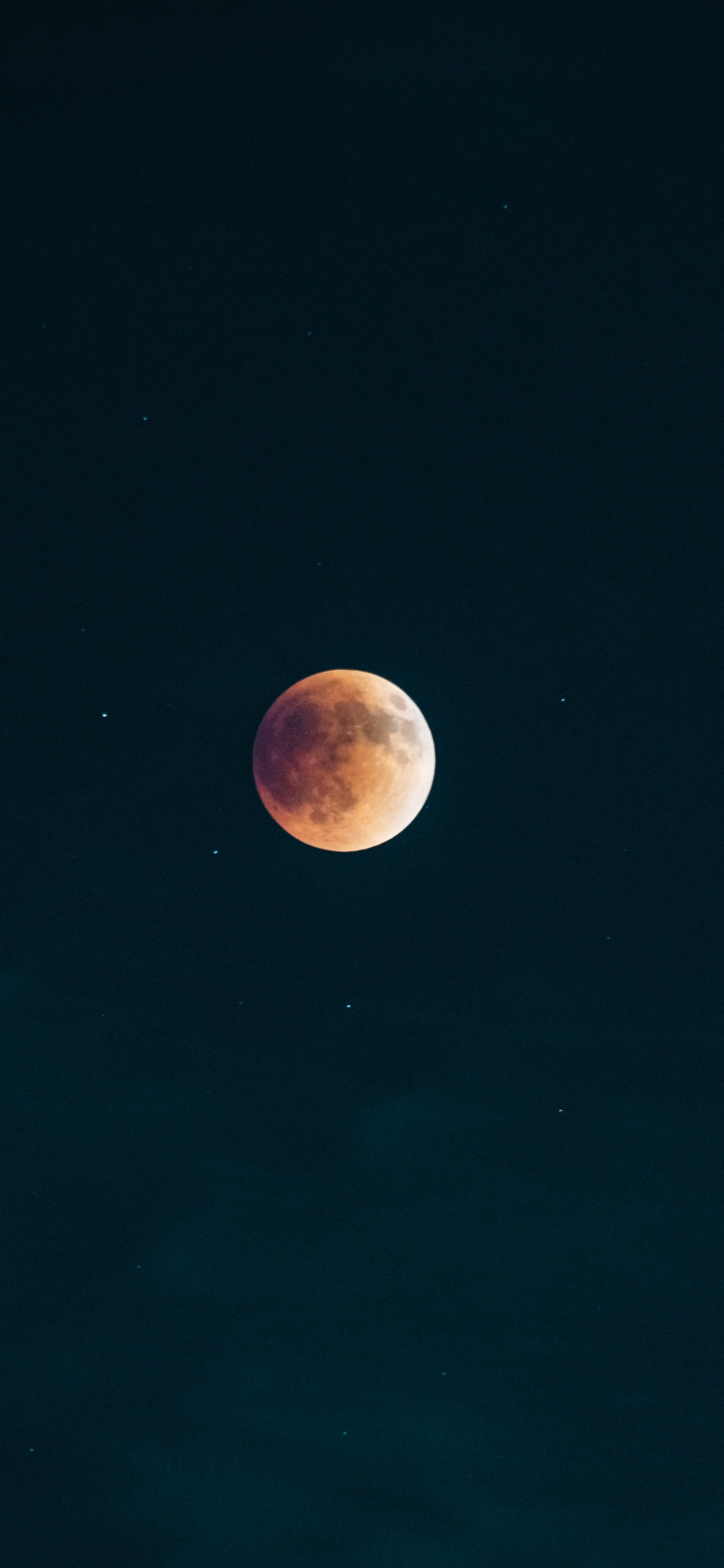 Atmosphere, Lunar Eclipse, New York, Earth, Moon. Wallpaper in 1125x2436 Resolution