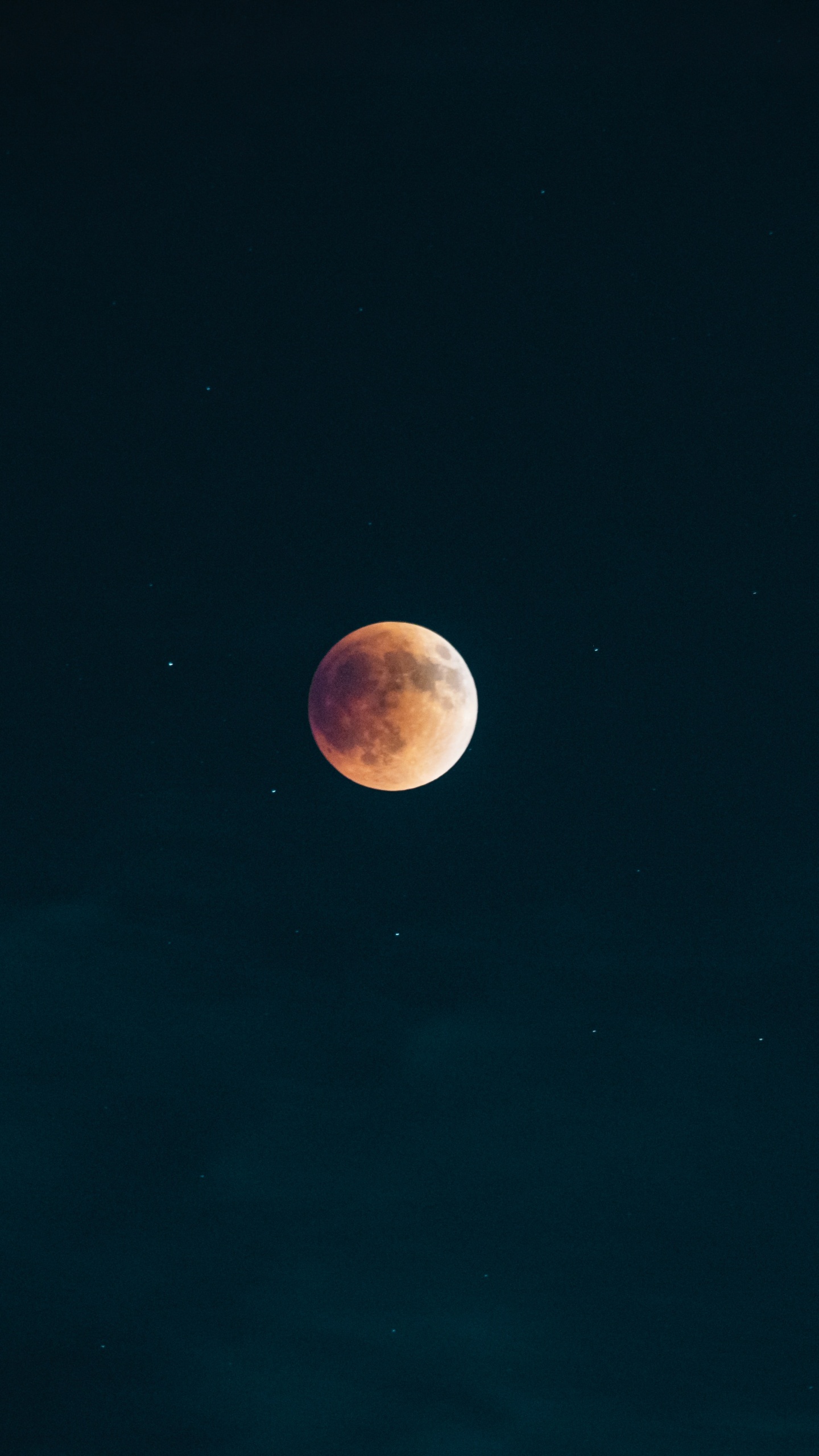 Atmosphere, Lunar Eclipse, New York, Earth, Moon. Wallpaper in 1440x2560 Resolution