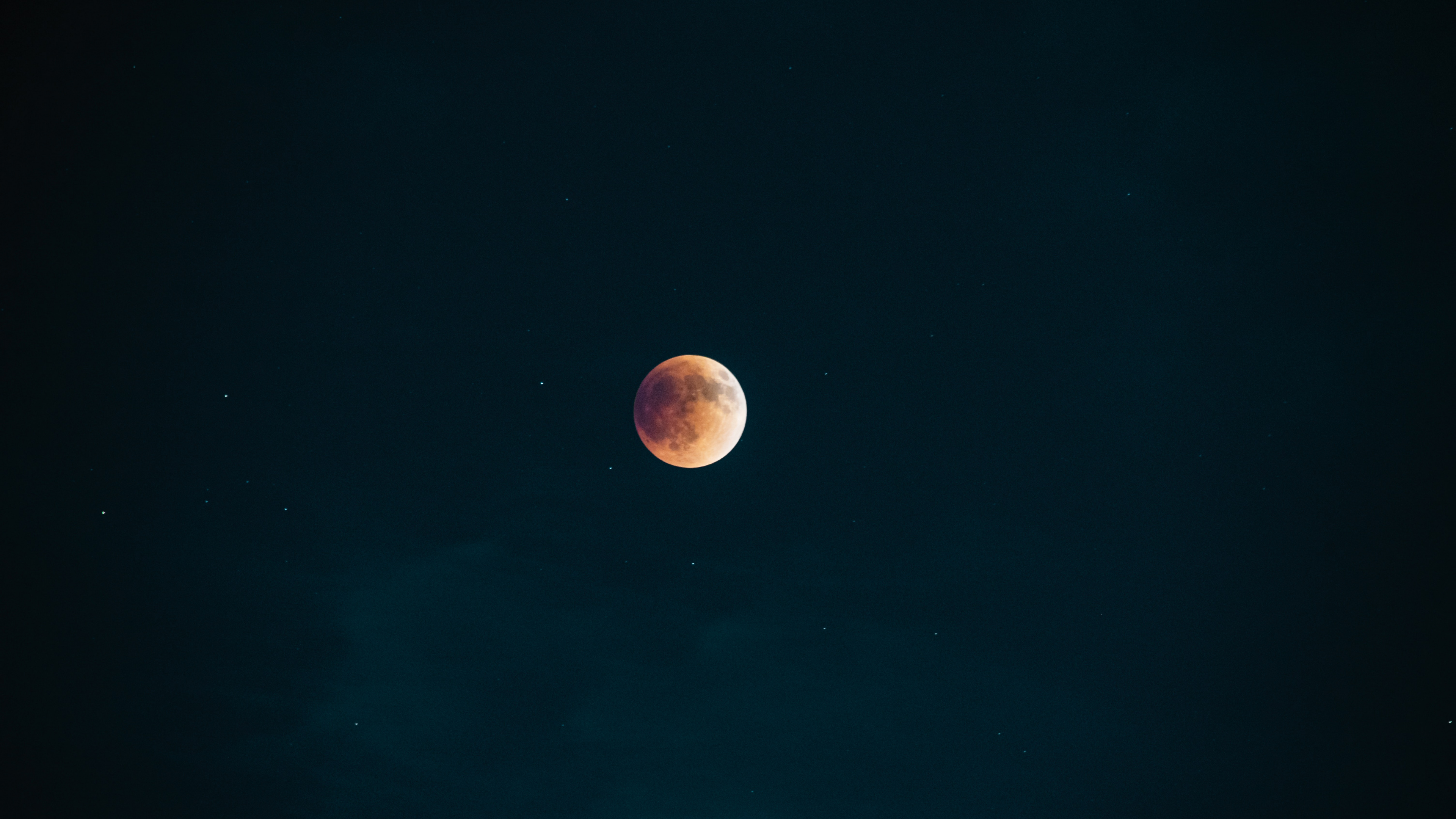 Atmosphere, Lunar Eclipse, New York, Earth, Moon. Wallpaper in 3840x2160 Resolution