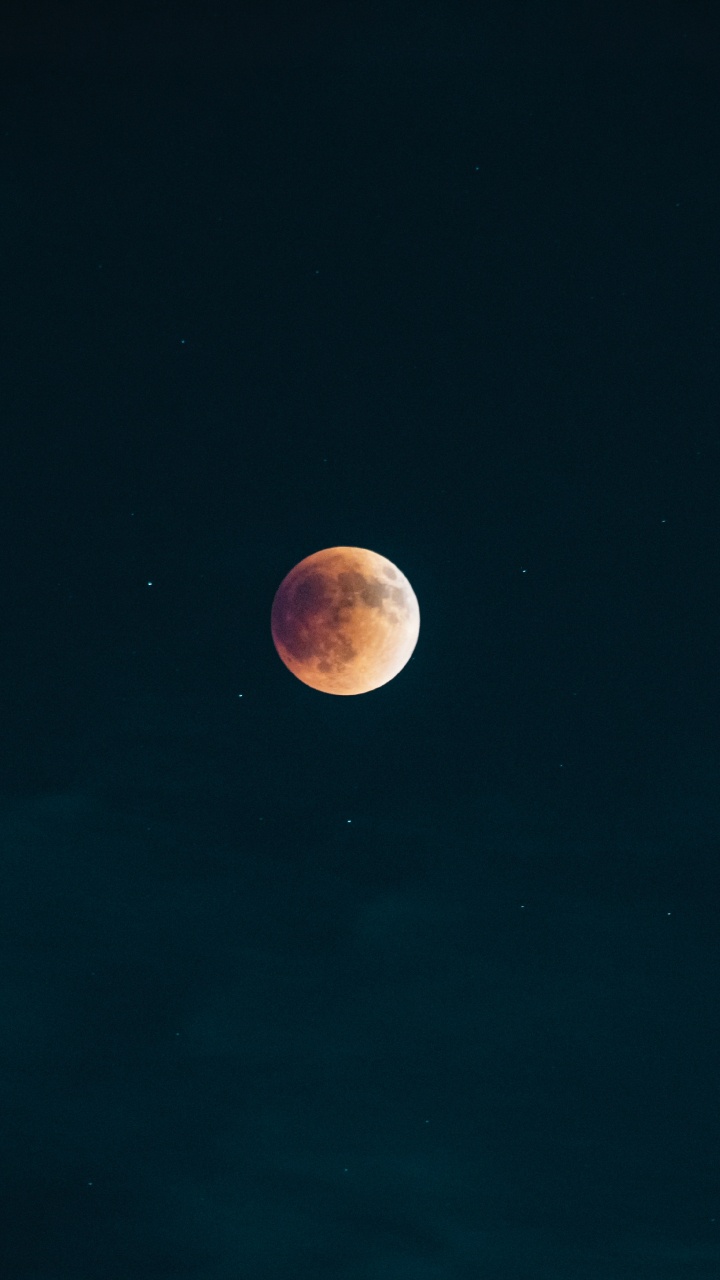 Atmosphere, Lunar Eclipse, New York, Earth, Moon. Wallpaper in 720x1280 Resolution