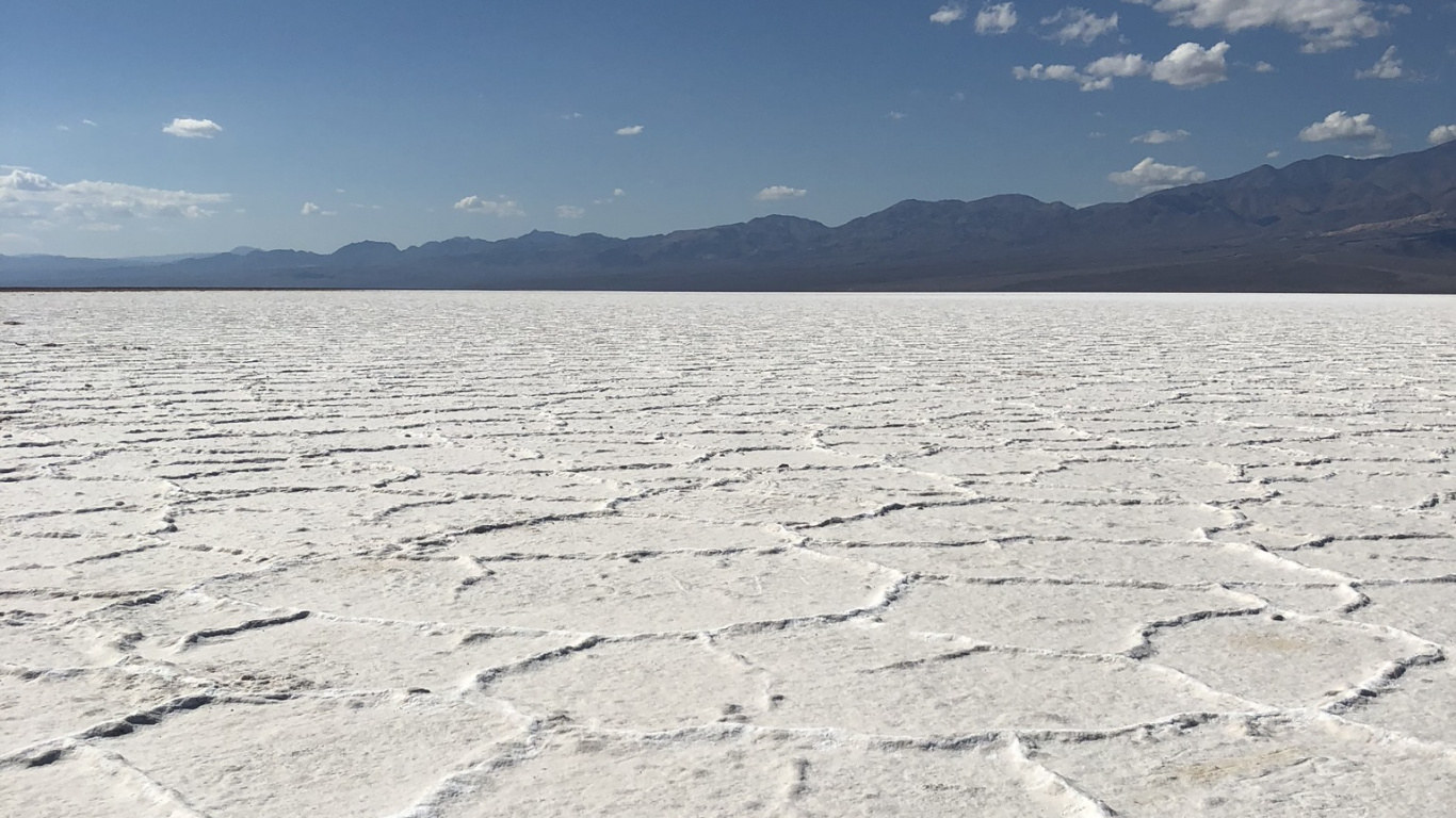 Unis, Nevada, la Vallée de la Mort, Death Valley National Park, Océan Arctique. Wallpaper in 1366x768 Resolution