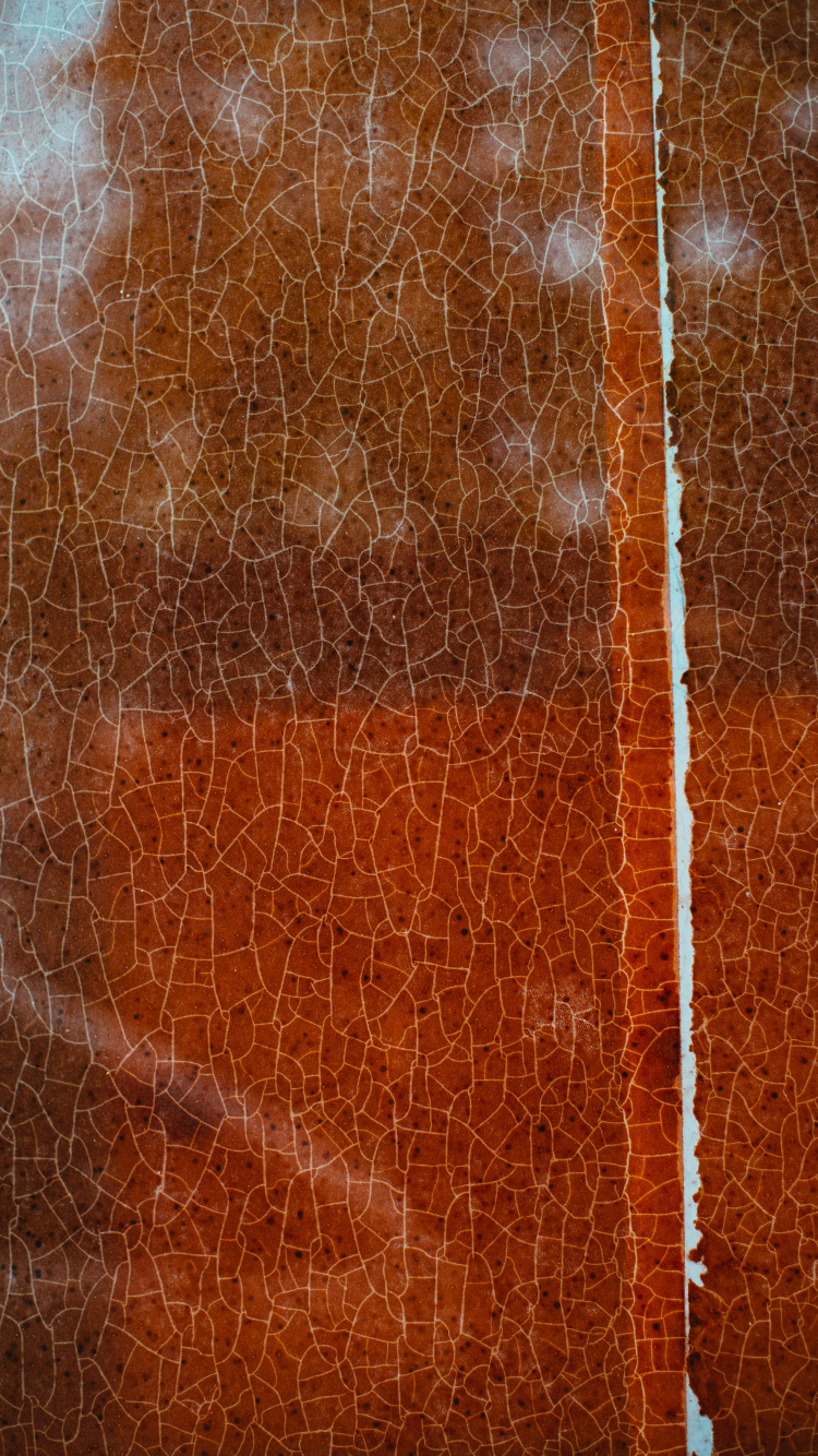 Clôture en Métal Marron et Blanc. Wallpaper in 750x1334 Resolution