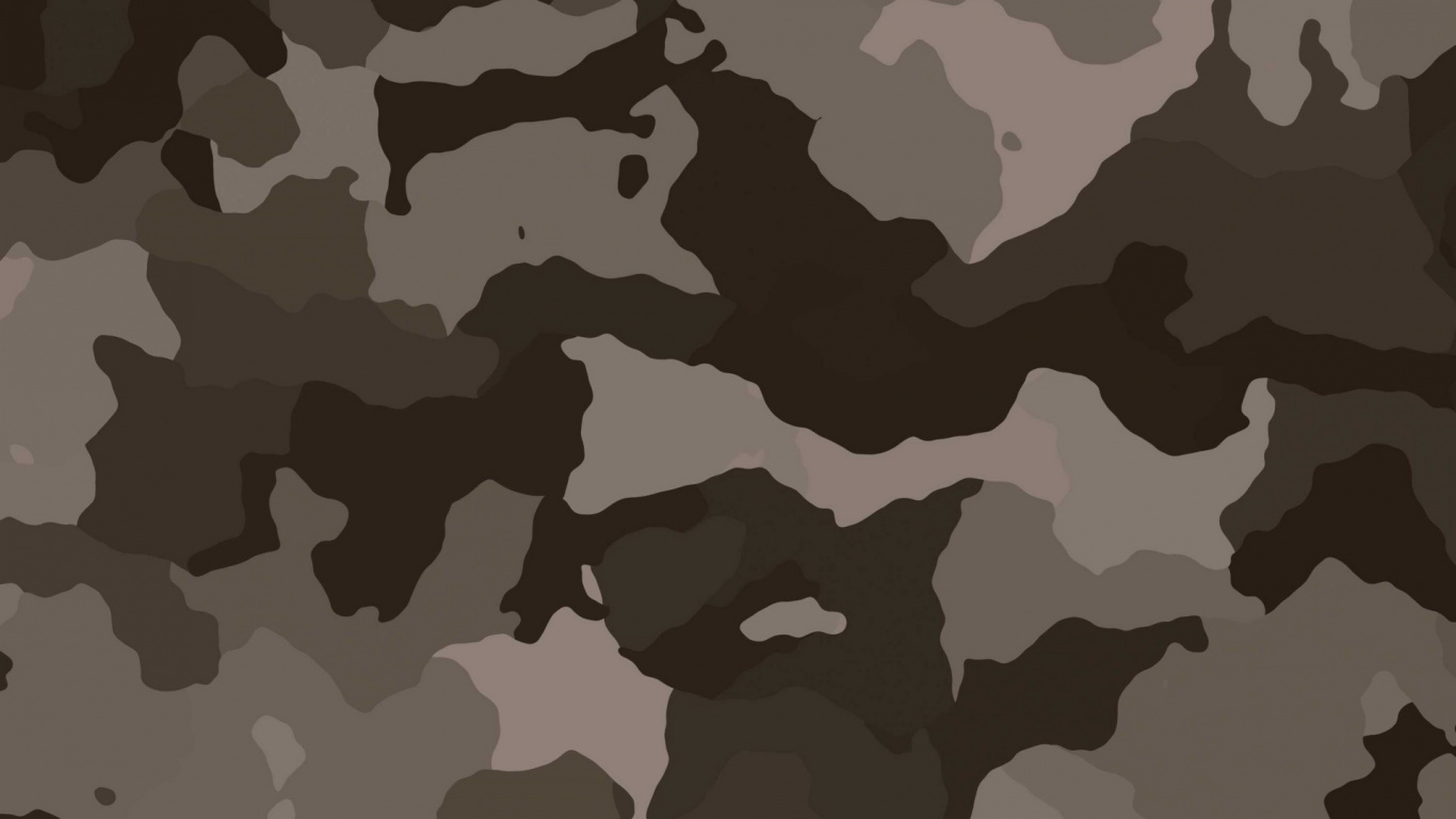 Illustration Abstraite en Noir et Blanc. Wallpaper in 1366x768 Resolution