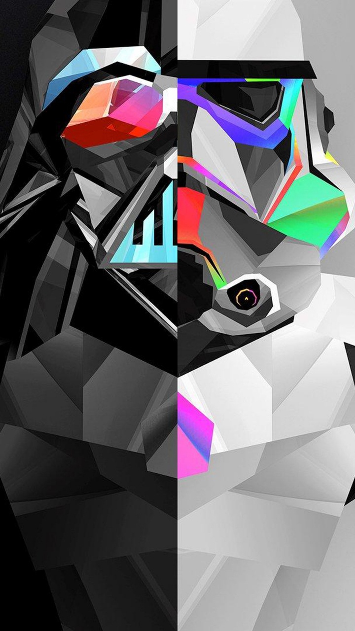 Stormtrooper, Star Wars, Diseño Gráfico, Ilustración, Diseño. Wallpaper in 720x1280 Resolution