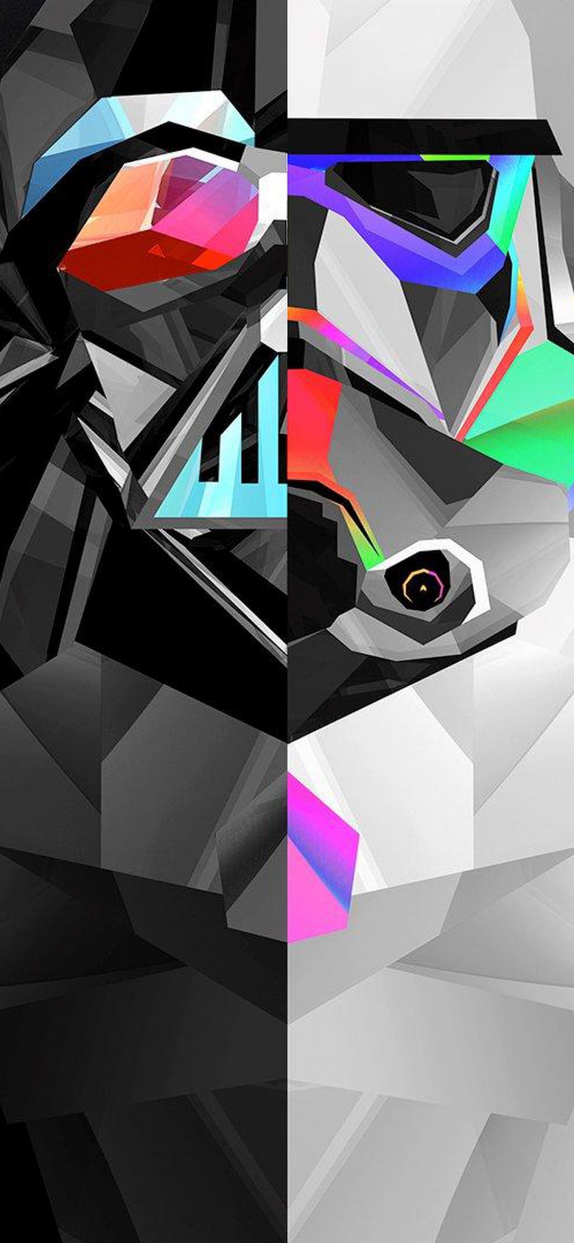 Stormtrooper, Star Wars, Graphisme, Illustration, Conception. Wallpaper in 1125x2436 Resolution