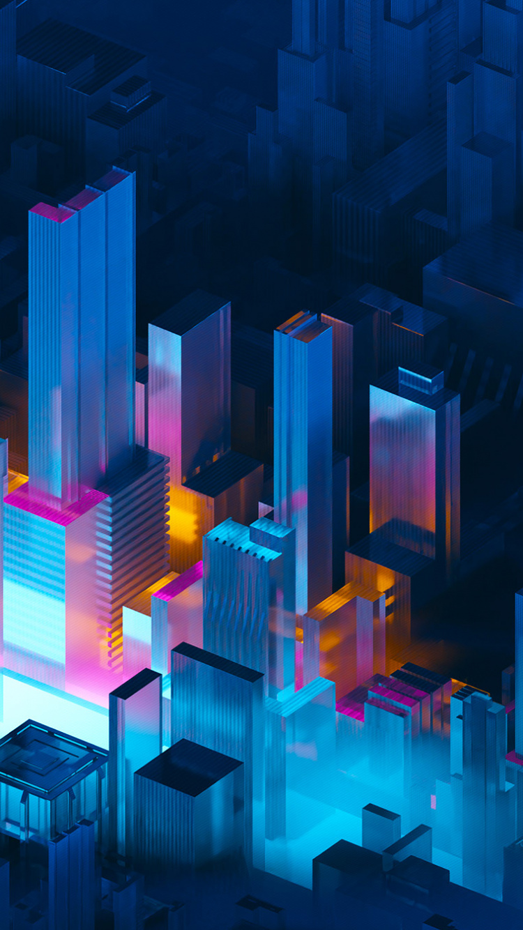 Metropolis, Illustration, Art, Digital Art, Behance. Wallpaper in 750x1334 Resolution