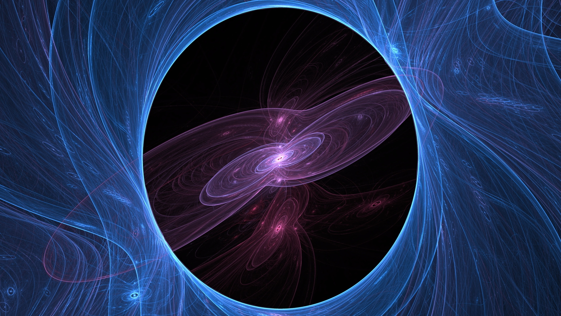 Blue and White Light Illustration. Wallpaper in 1920x1080 Resolution