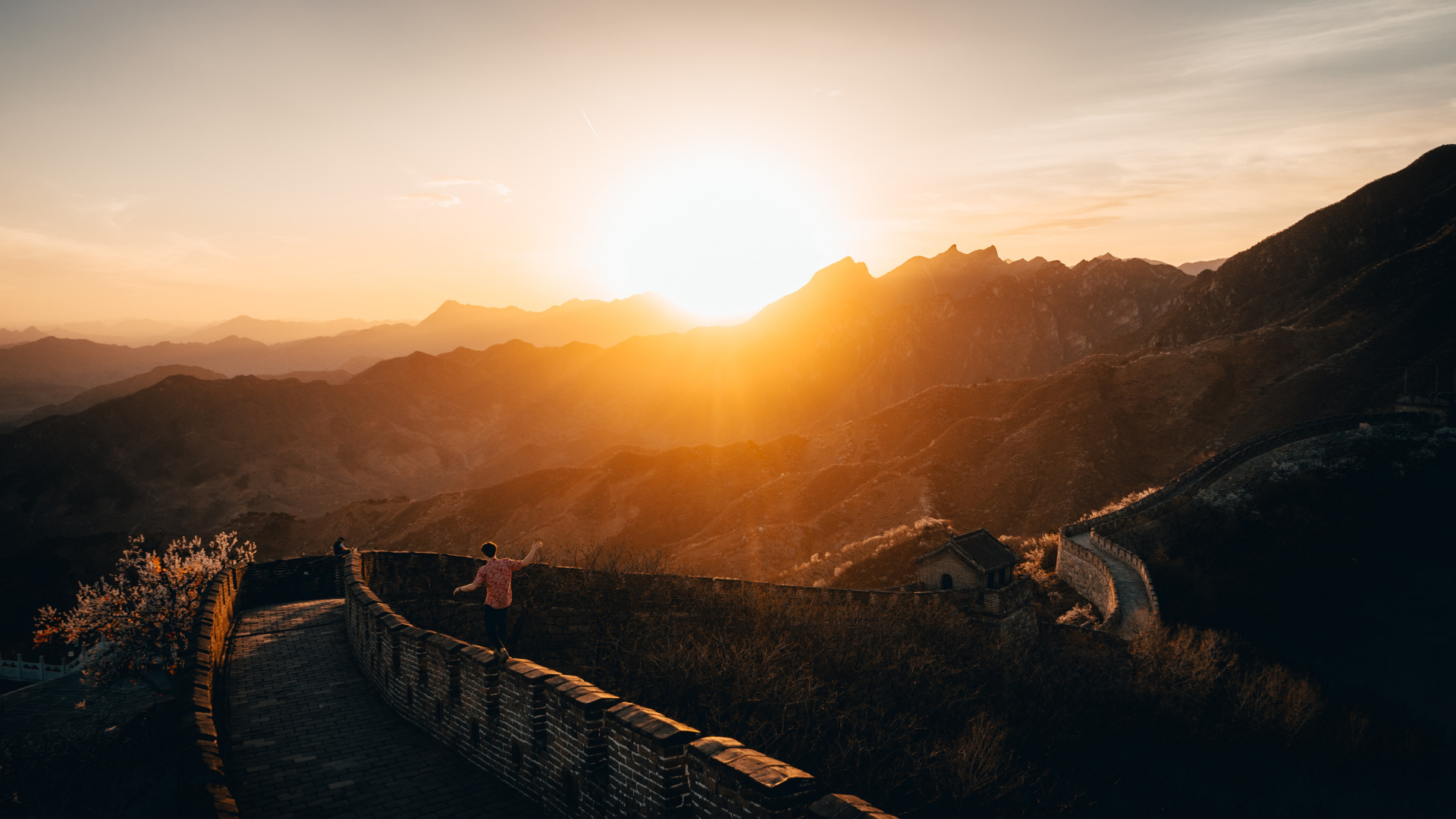 光, 自然景观, 日落, 太阳, 云计算 壁纸 1920x1080 允许