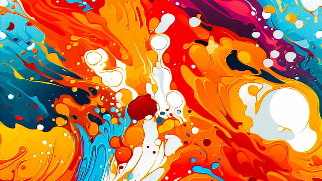 Painting, Drawing, Rock, Zanem Zanem, Liquid. Wallpaper in 1280x720 Resolution