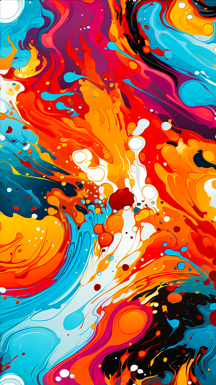 Painting, Drawing, Rock, Zanem Zanem, Liquid. Wallpaper in 750x1334 Resolution