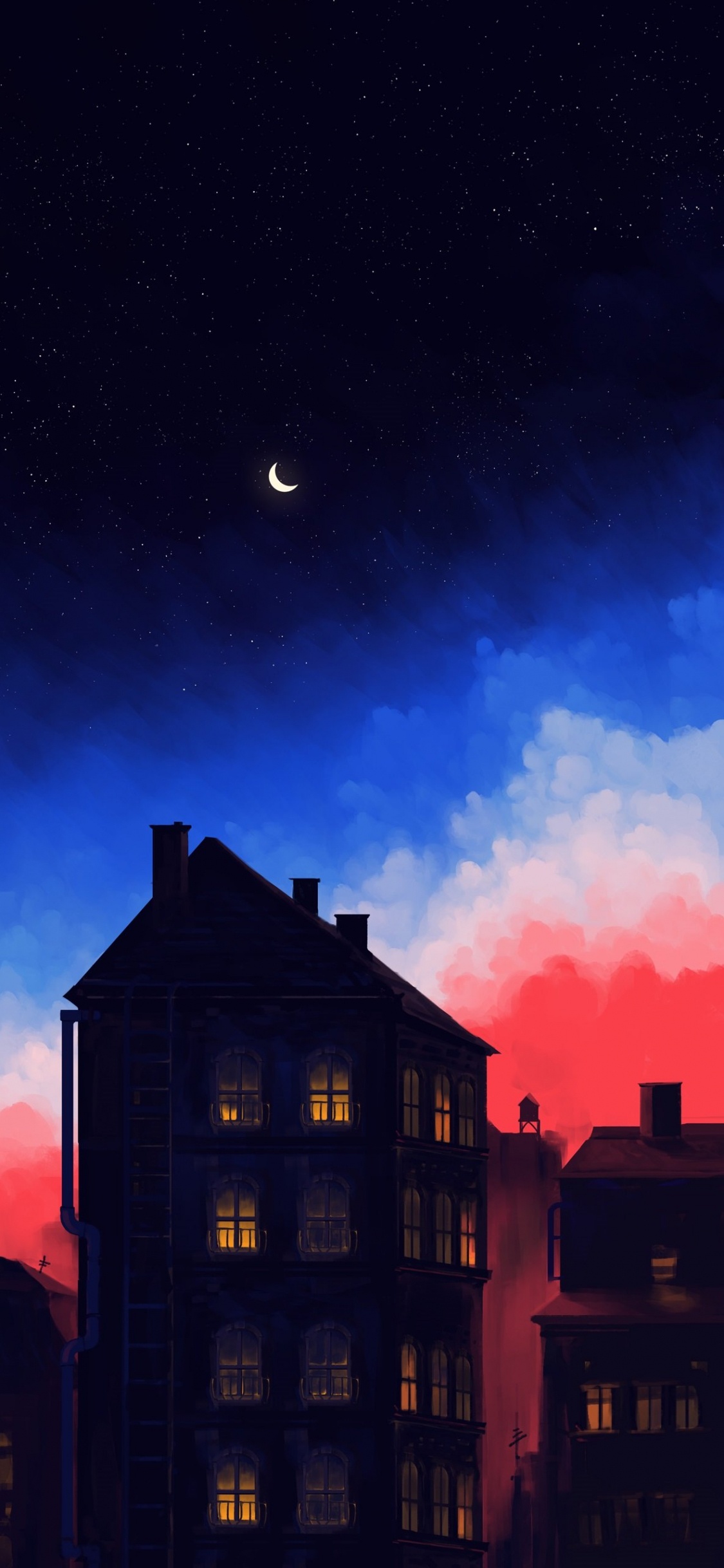 19 Tage, Cloud, Atmosphäre, Gebäude, Fenster. Wallpaper in 1125x2436 Resolution