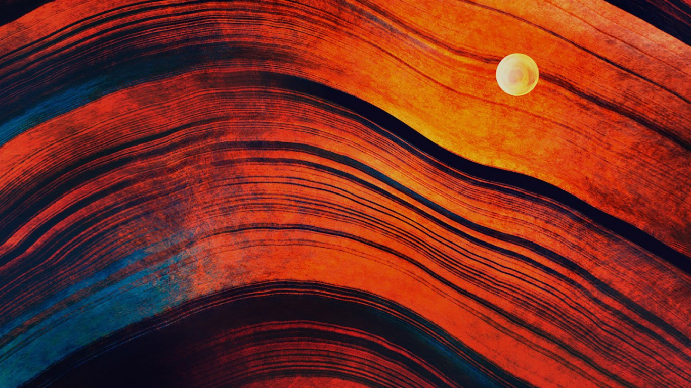 ZTE, ZTE Blade V9, Abstract Moon, Abstract Art, Moon. Wallpaper in 1366x768 Resolution