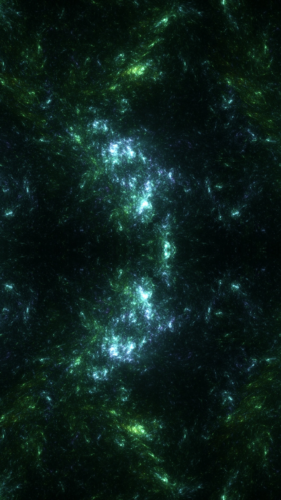 Pintura Abstracta Verde y Negra. Wallpaper in 1080x1920 Resolution