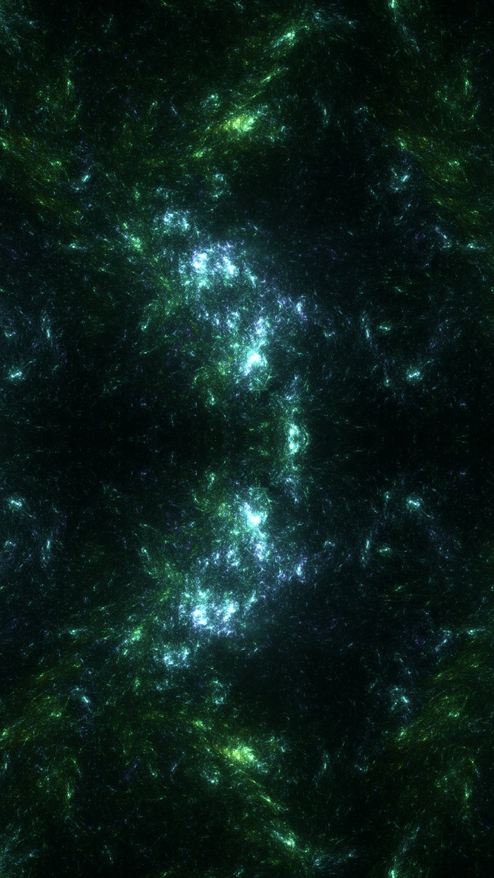 Pintura Abstracta Verde y Negra. Wallpaper in 720x1280 Resolution