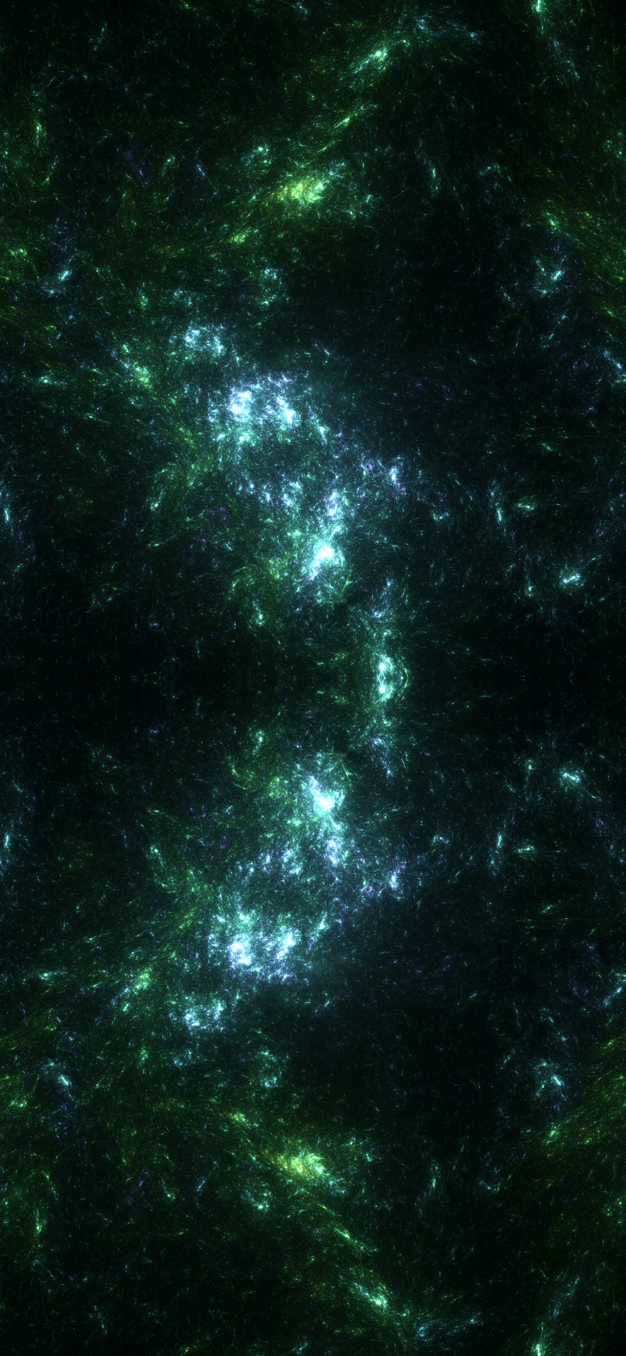 Green and Black Abstract Painting. Wallpaper in 1242x2688 Resolution