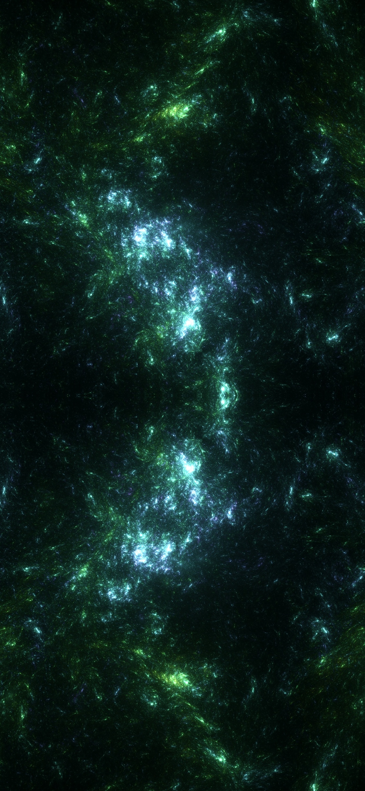 Green and Black Abstract Painting. Wallpaper in 1242x2688 Resolution