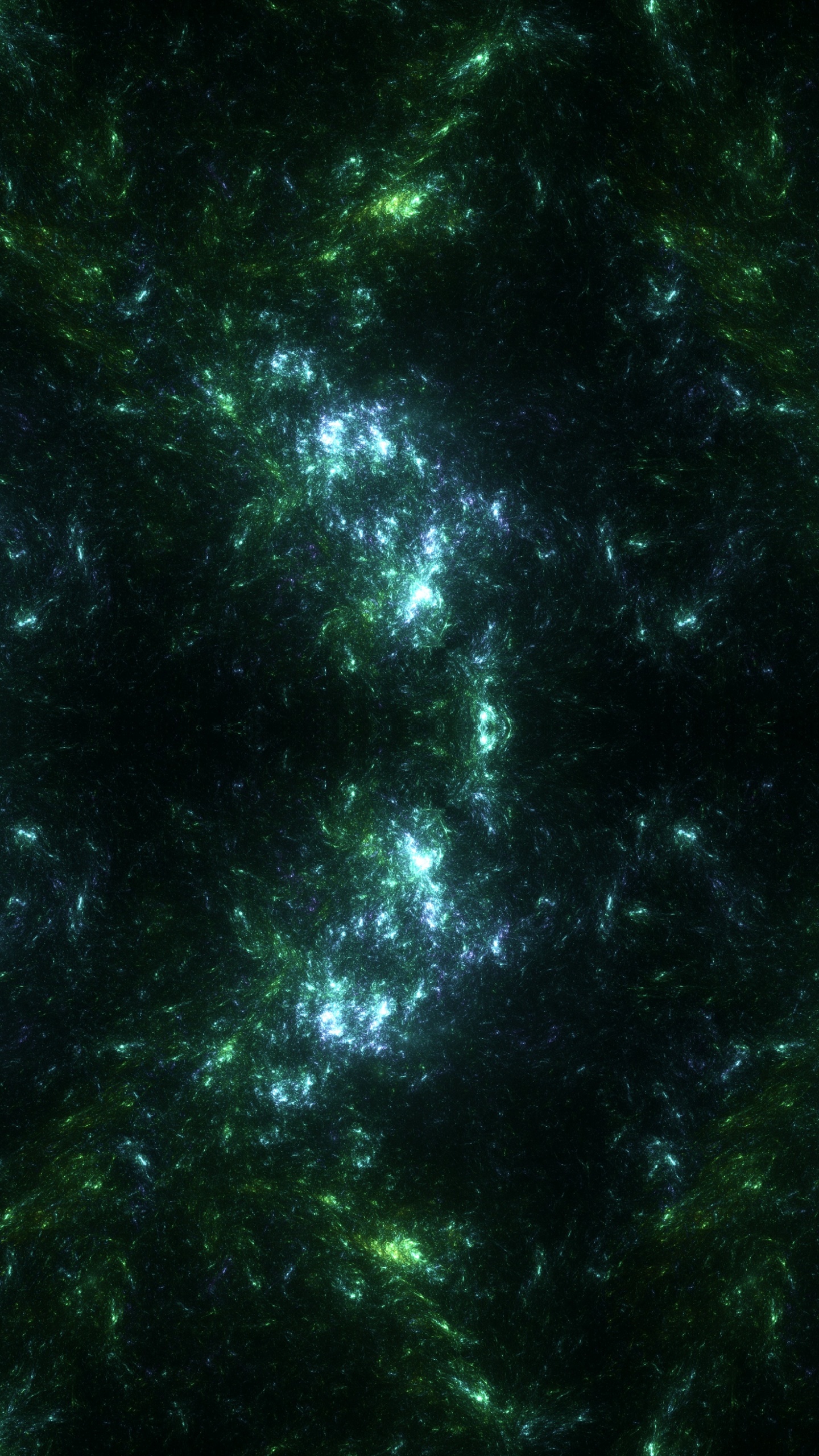 Green and Black Abstract Painting. Wallpaper in 1440x2560 Resolution