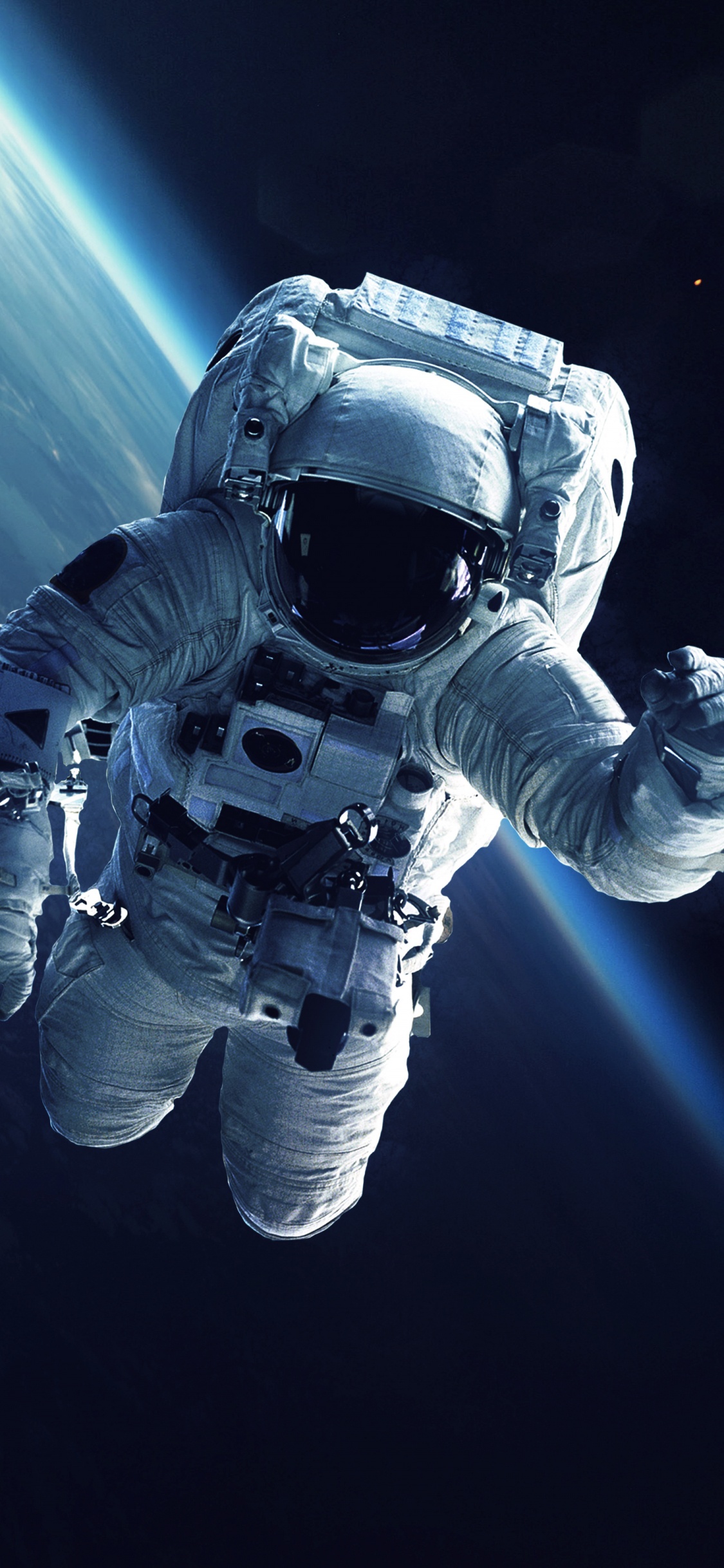 国际空间站, 宇航员, 美国宇航局, 空间探索, 外层空间 壁纸 1125x2436 允许