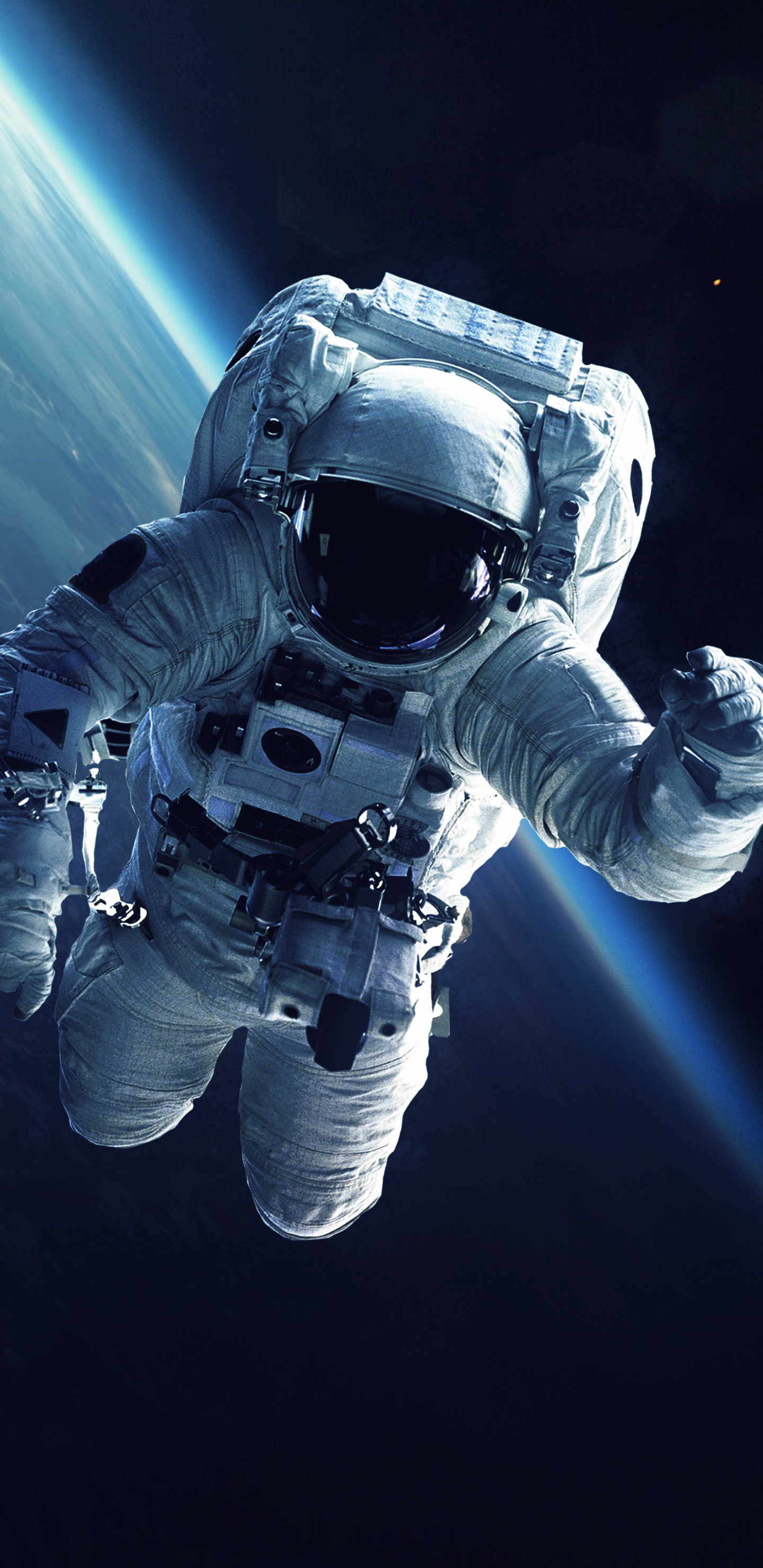 国际空间站, 宇航员, 美国宇航局, 空间探索, 外层空间 壁纸 1440x2960 允许