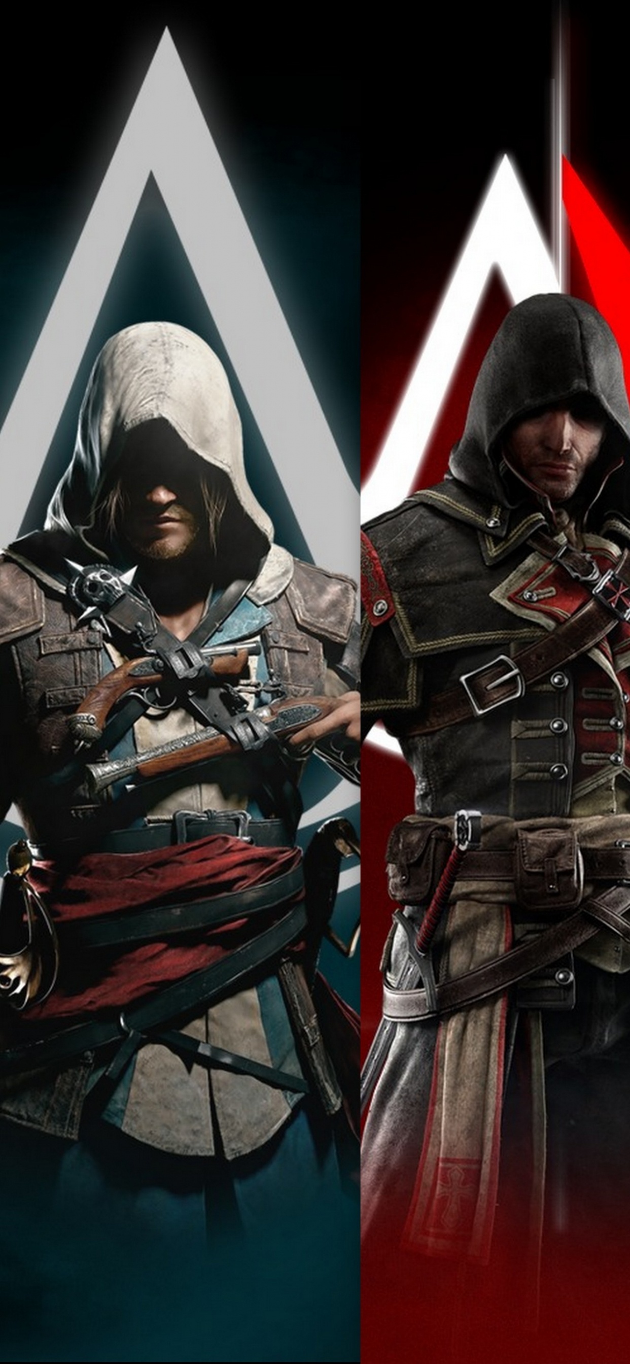 Assassins Creed III, Assassins Creed, Assassins Creed II, Ezio Auditore, Assassins Creed Sindicato. Wallpaper in 1242x2688 Resolution