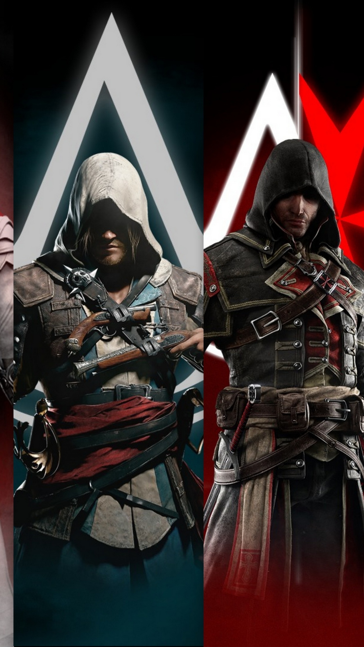 Assassins Creed III, Assassins Creed, Assassins Creed II, Ezio Auditore, Assassins Creed Sindicato. Wallpaper in 1440x2560 Resolution