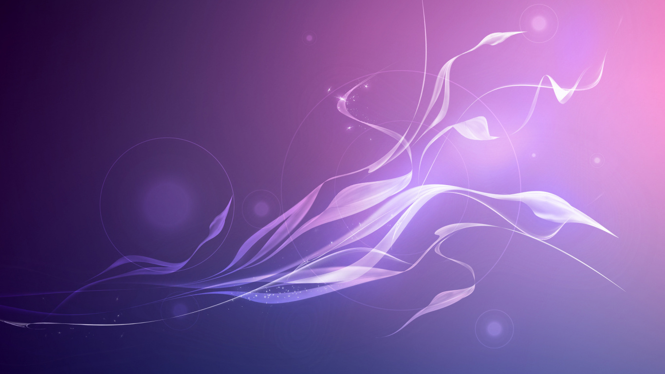 Blue and White Light Illustration. Wallpaper in 1366x768 Resolution