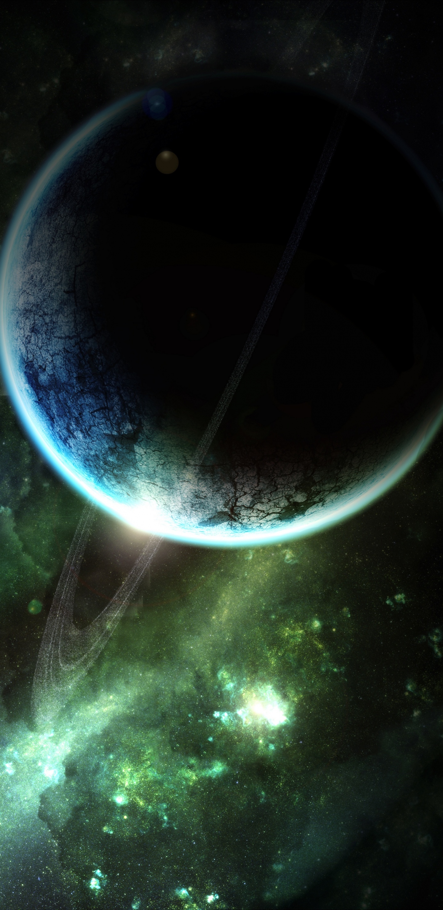 Download 1440x2960 Wallpaper Black and White Planet Illustration Black and White Planet Illustration. Wallpaper in 1440x2960 Resolution