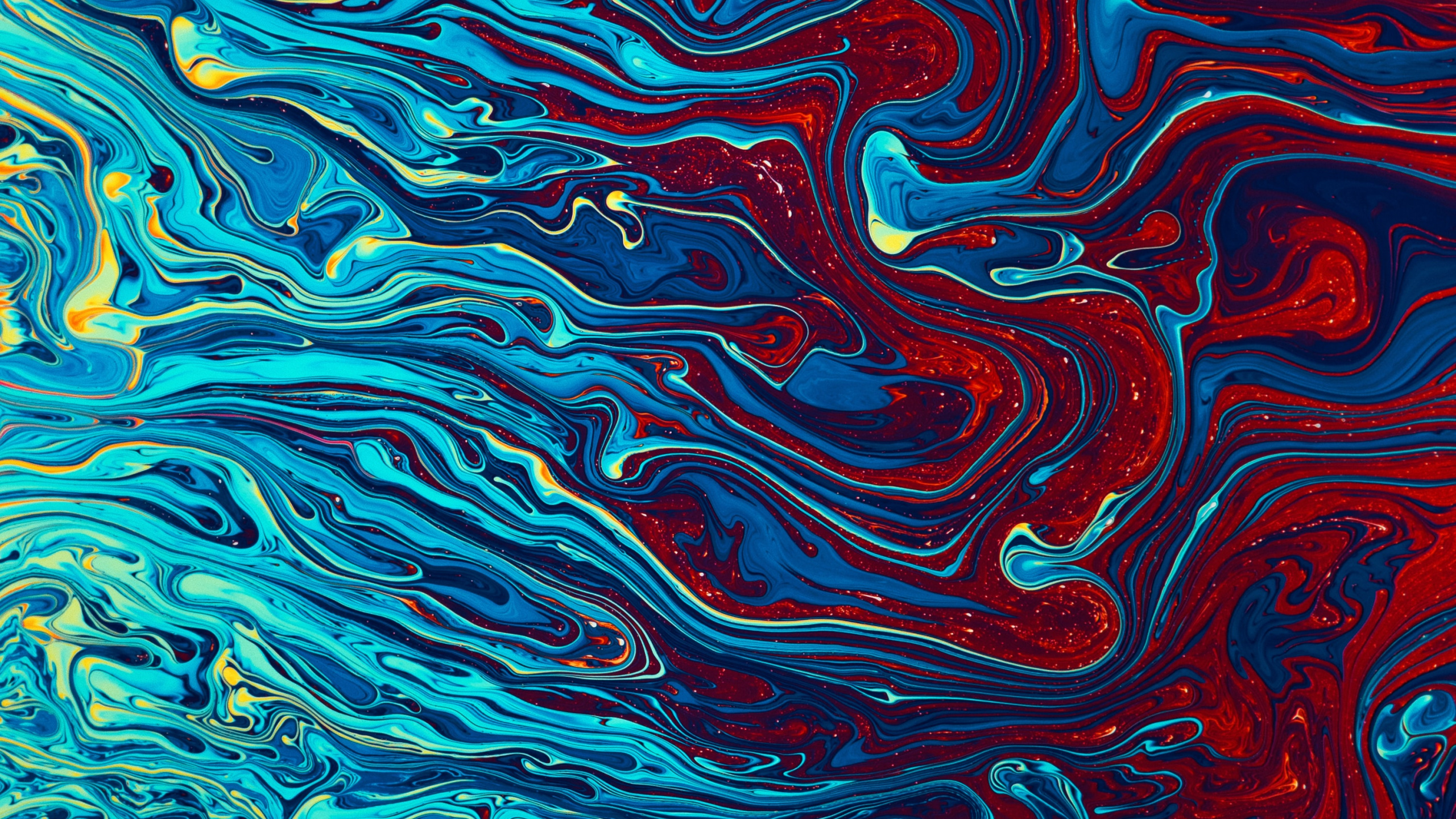 Eau, Peinture Acrylique, Arts Visuels, L'art Abstrait, Color. Wallpaper in 2560x1440 Resolution