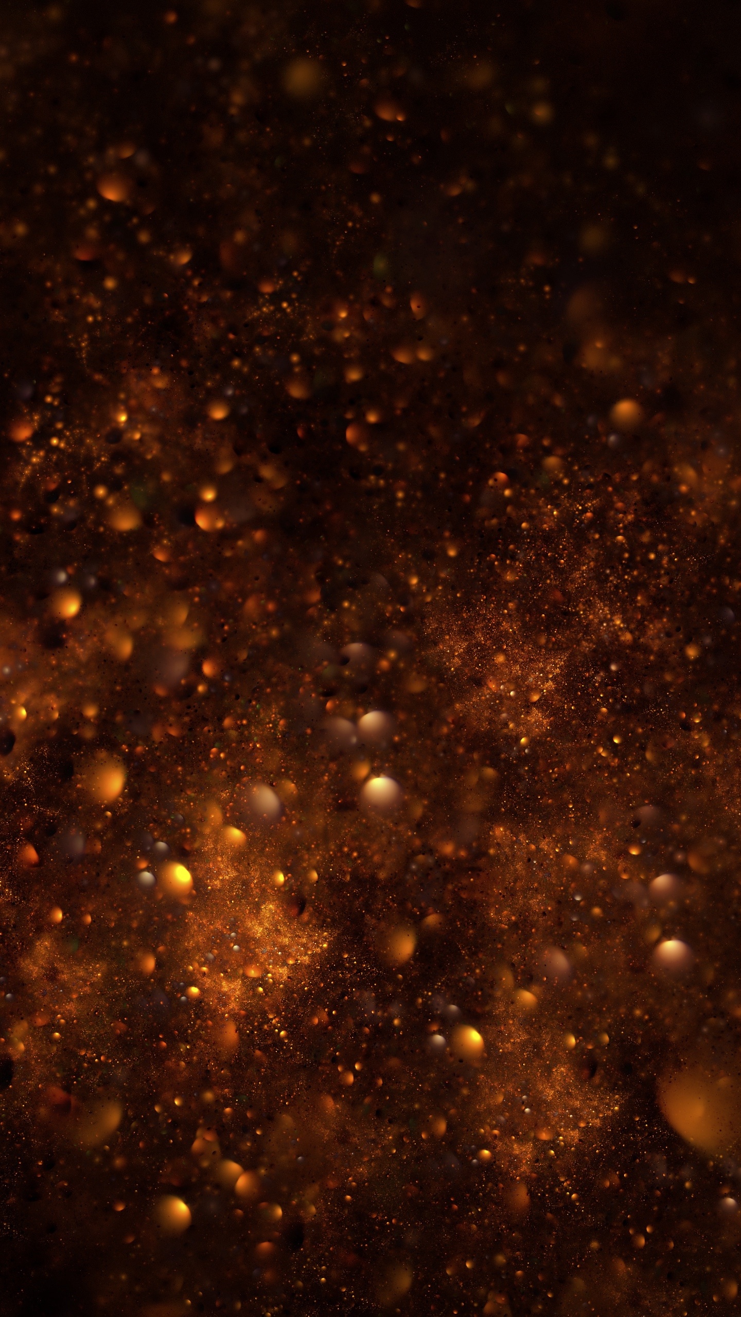 Ilustración de Galaxia Marrón y Negro. Wallpaper in 1440x2560 Resolution