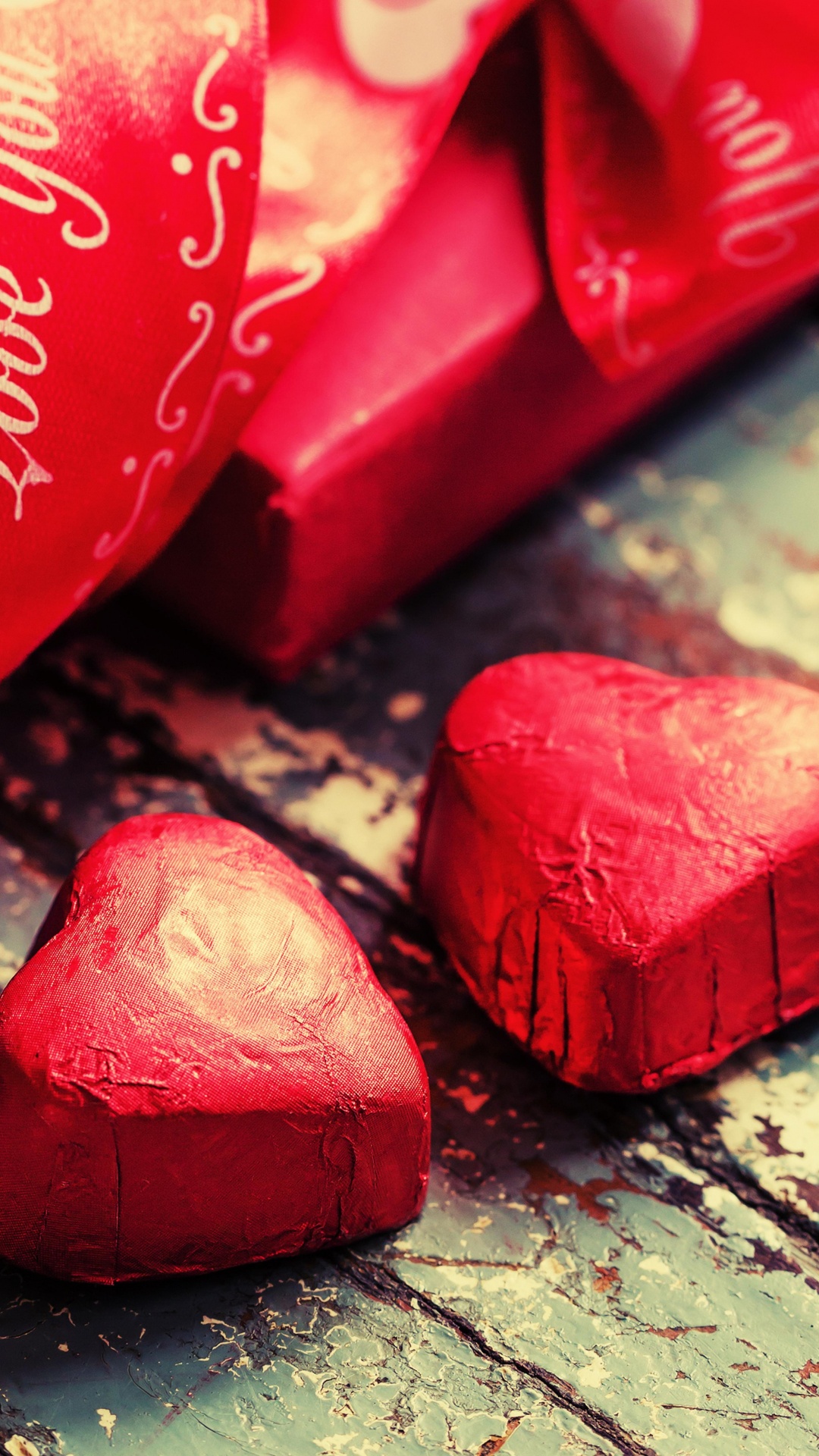 Fermer, Red, Cœur, le Jour de Valentines, Douceur. Wallpaper in 1080x1920 Resolution