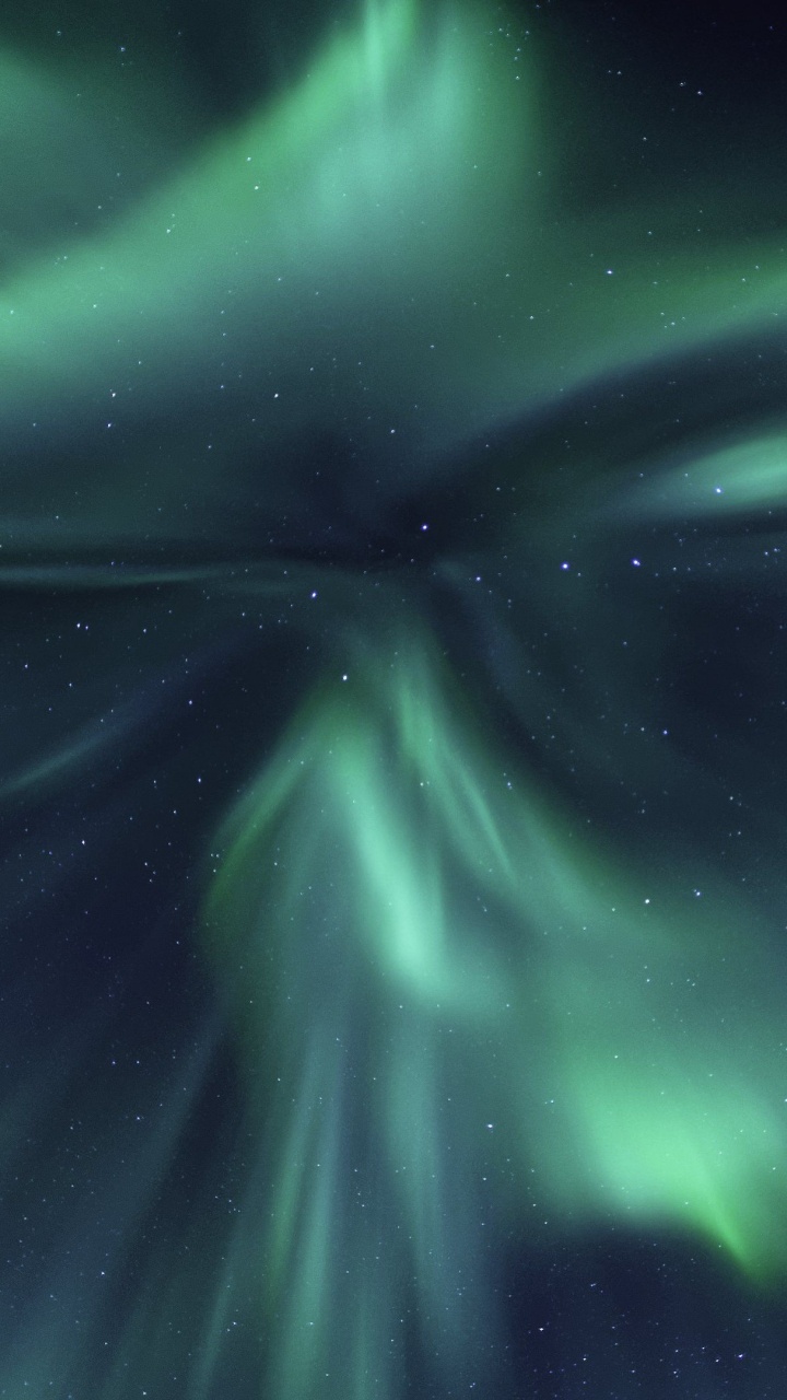 Aurora, Green, Eau, Espace, Objet Astronomique. Wallpaper in 720x1280 Resolution