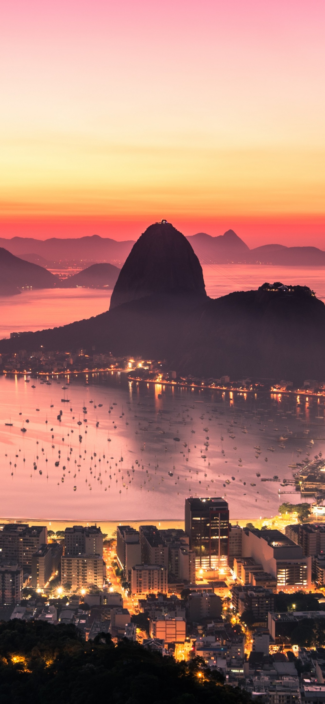 Botafogo Strand, Copacabana Beach, Ipanema Strand, Booten, Strand. Wallpaper in 1125x2436 Resolution