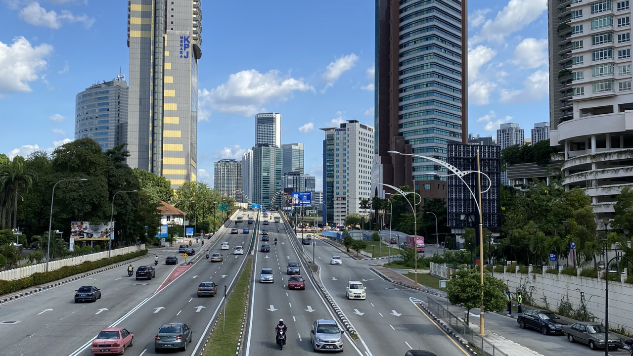 Road, Tower Block, Daytime, City, Infrastructure. Wallpaper in 1280x720 Resolution