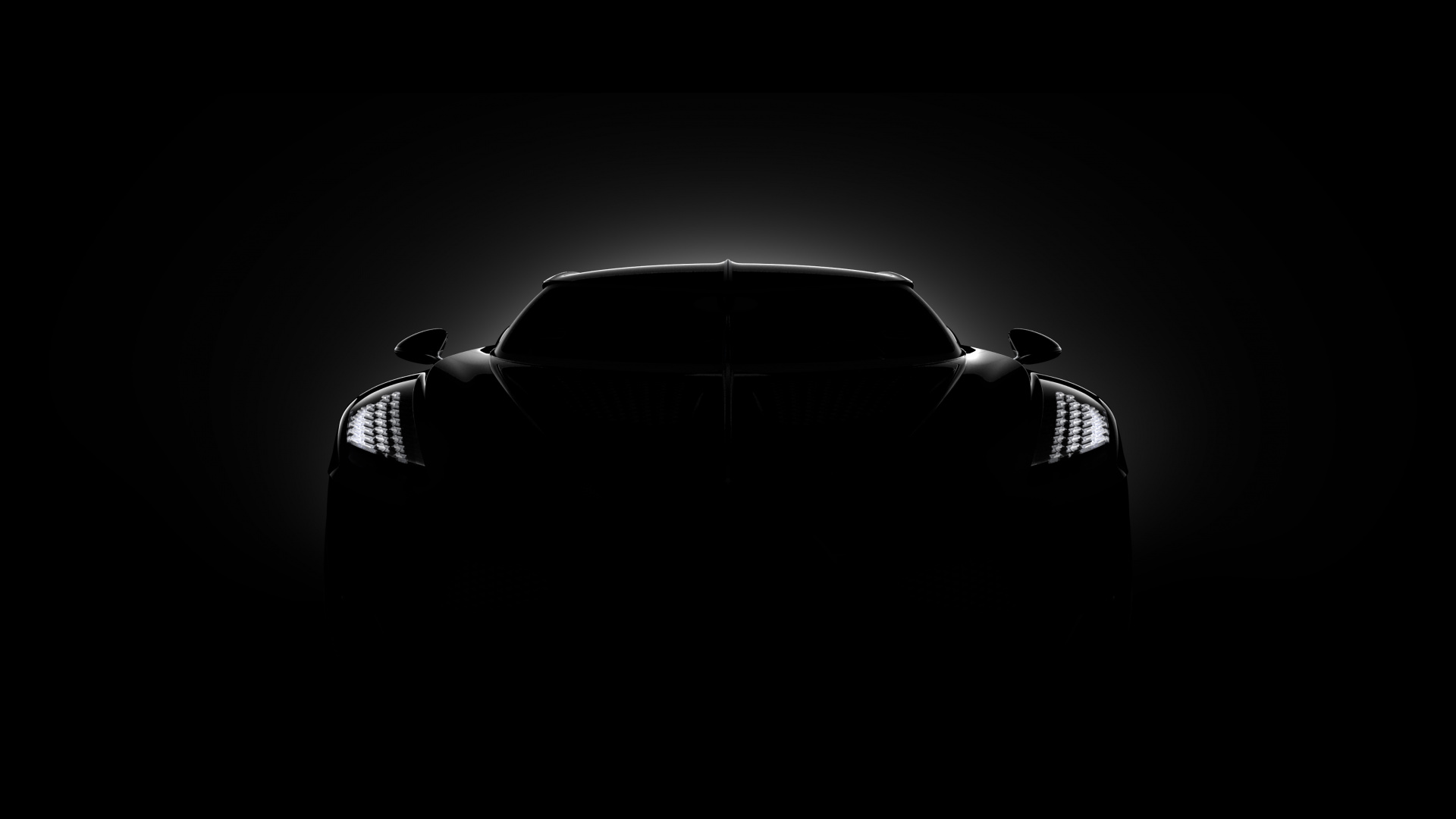 Coche Negro en Fotografía en Escala de Grises. Wallpaper in 1920x1080 Resolution