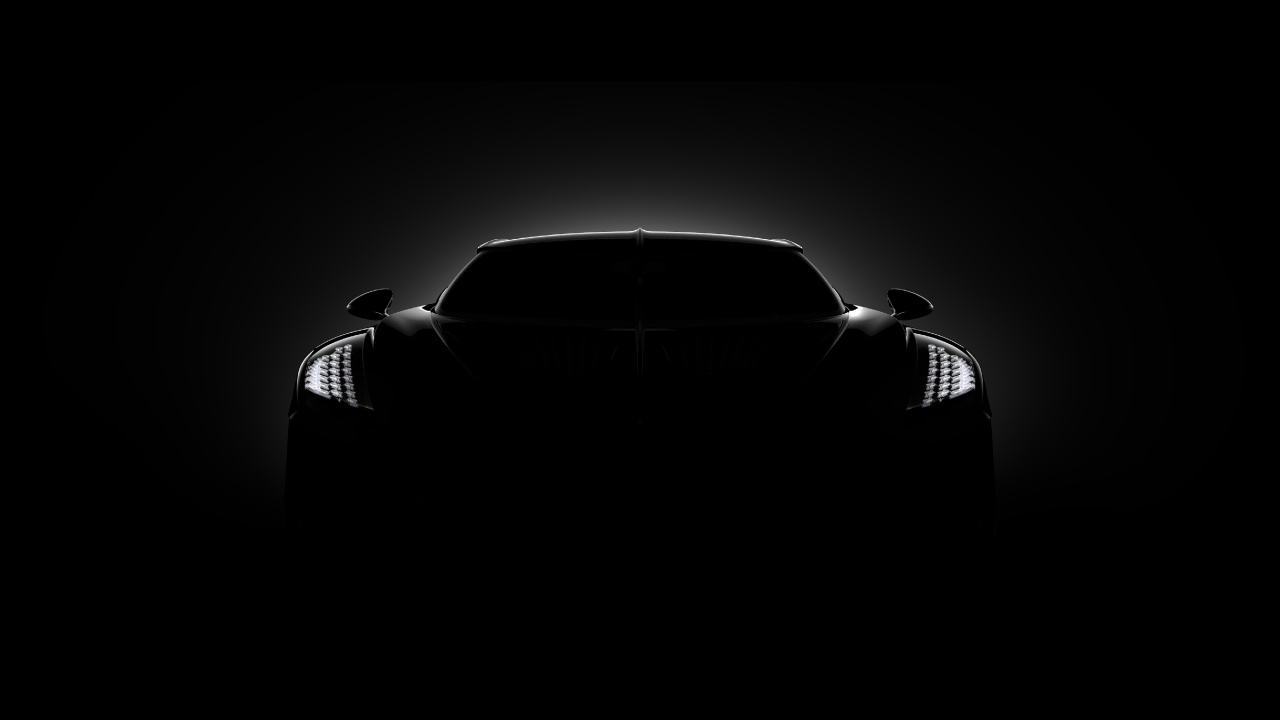 Voiture Noire Dans la Photographie en Niveaux de Gris. Wallpaper in 1280x720 Resolution