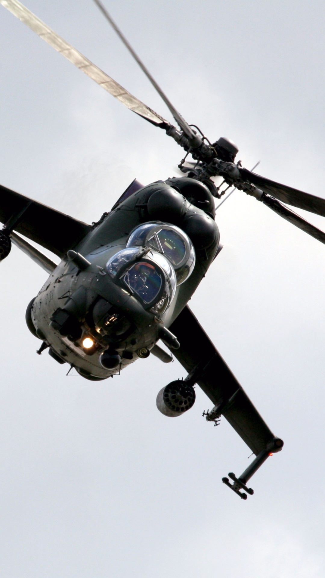 Black and Gray Helicopter Flying in The Sky. Wallpaper in 1080x1920 Resolution