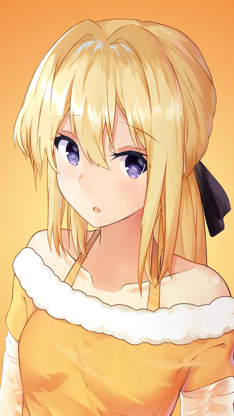 Personaje de Anime Masculino de Pelo Rubio. Wallpaper in 750x1334 Resolution