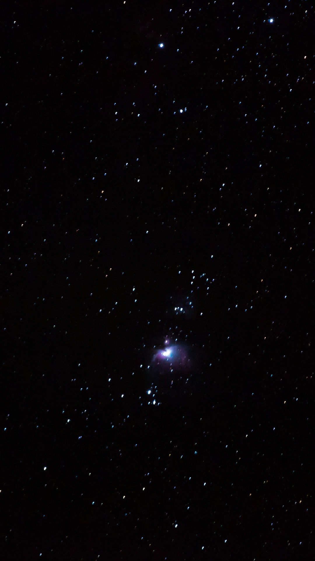 Étoiles Dans le Ciel Pendant la Nuit. Wallpaper in 1080x1920 Resolution