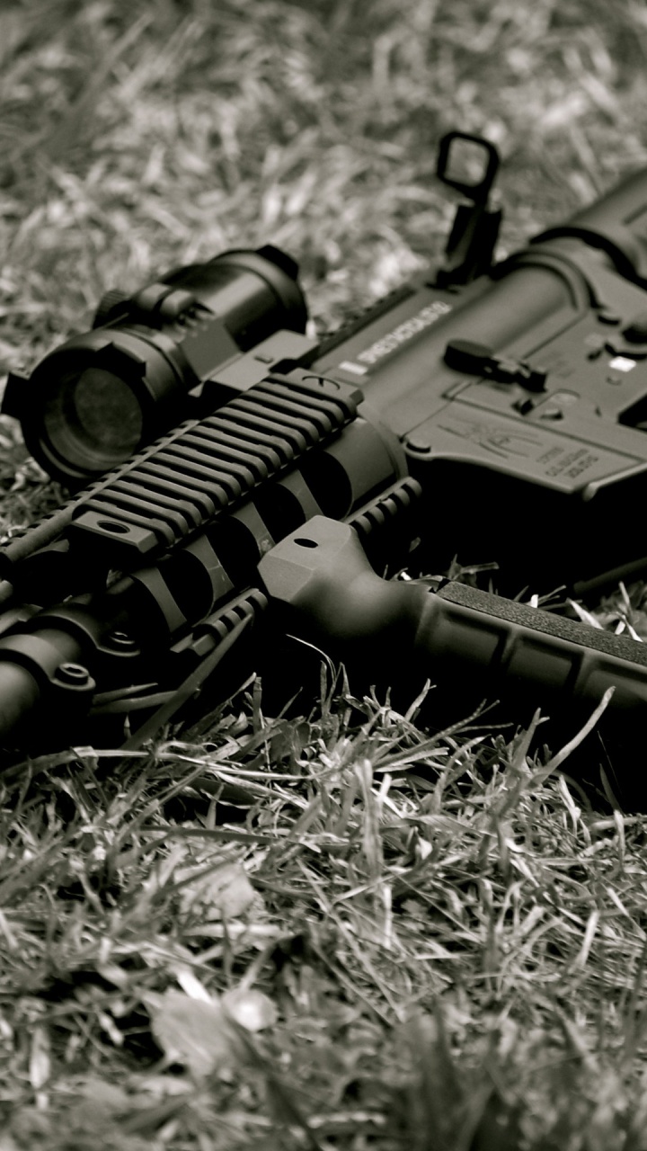 m4 Carbine, Firearm, Gun, Design, Sight. Wallpaper in 720x1280 Resolution
