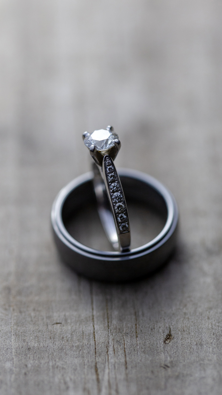 Trauring, Ring, Diamond, Gold, Verlobungsring. Wallpaper in 750x1334 Resolution