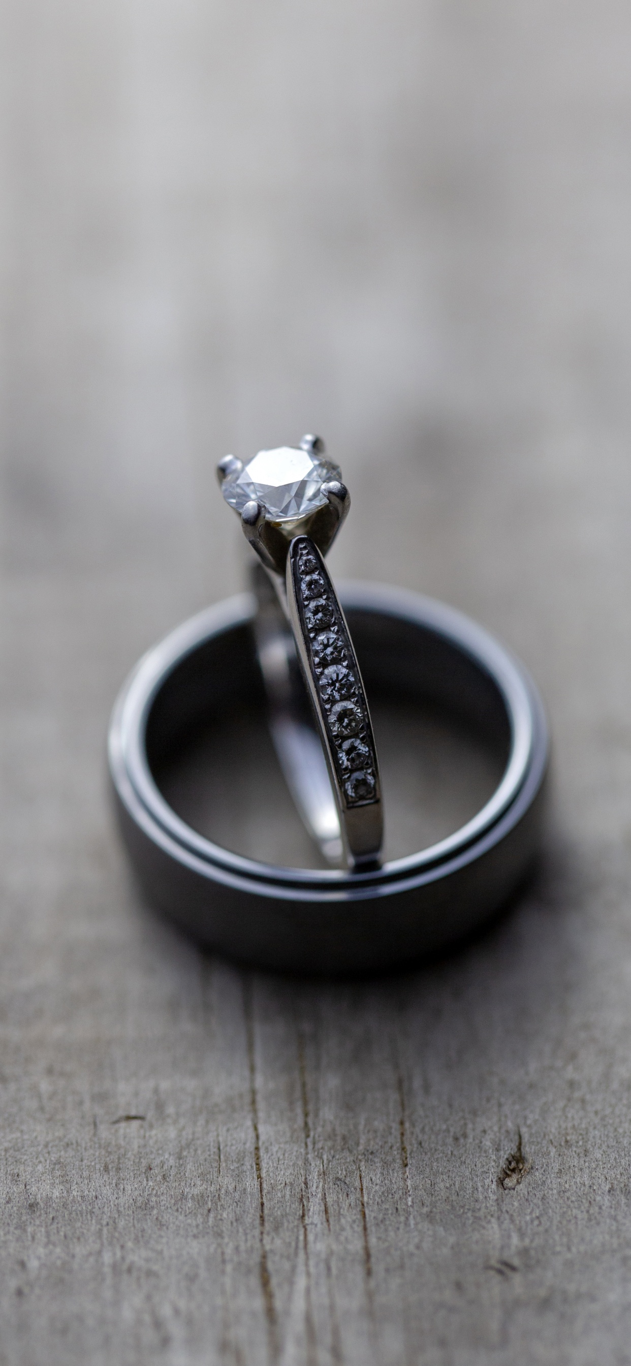 Wedding Ring, Ring, Diamond, Gold, Wedding. Wallpaper in 1242x2688 Resolution