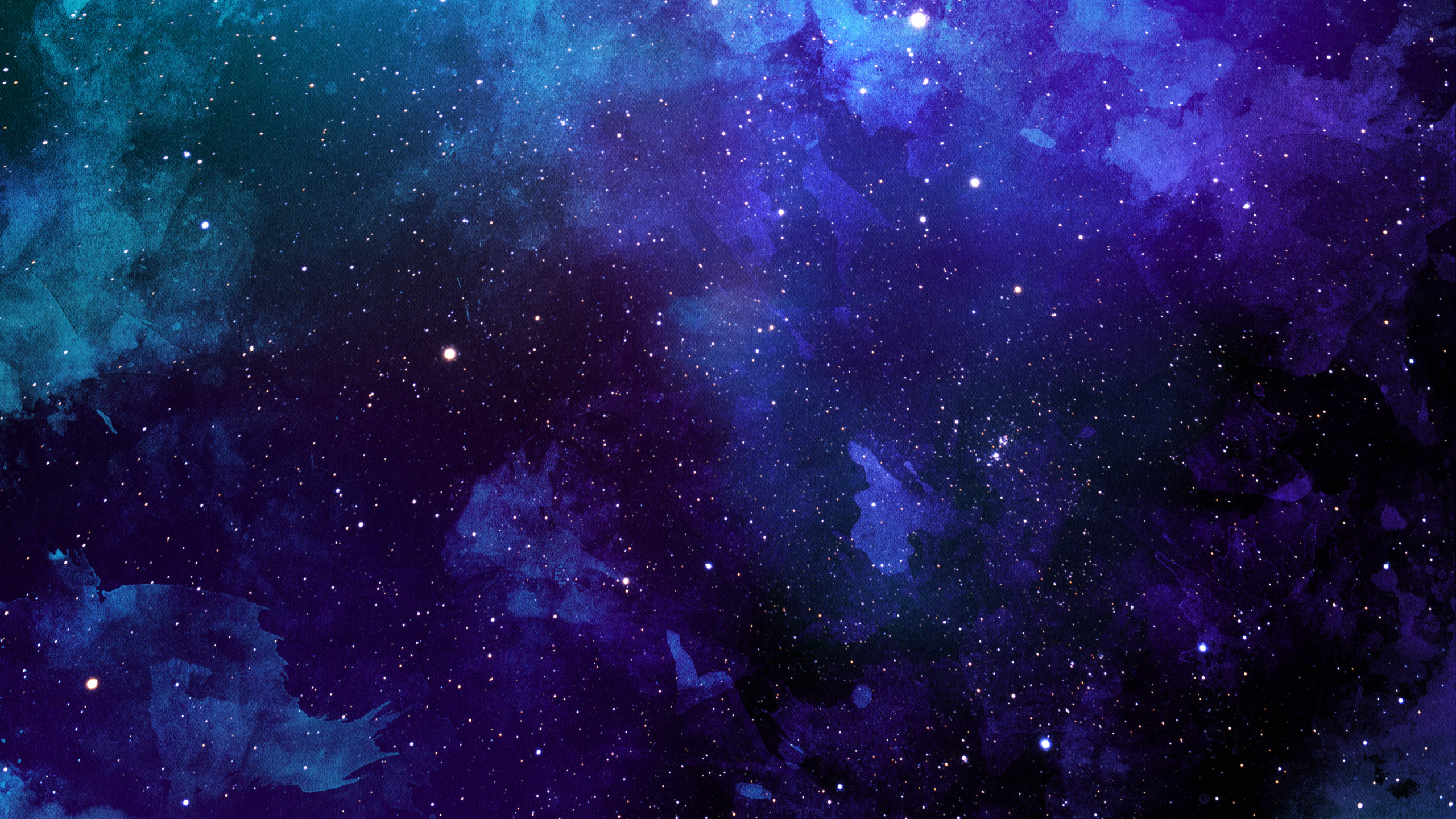 Blue and Black Abstract Painting. Wallpaper in 2560x1440 Resolution